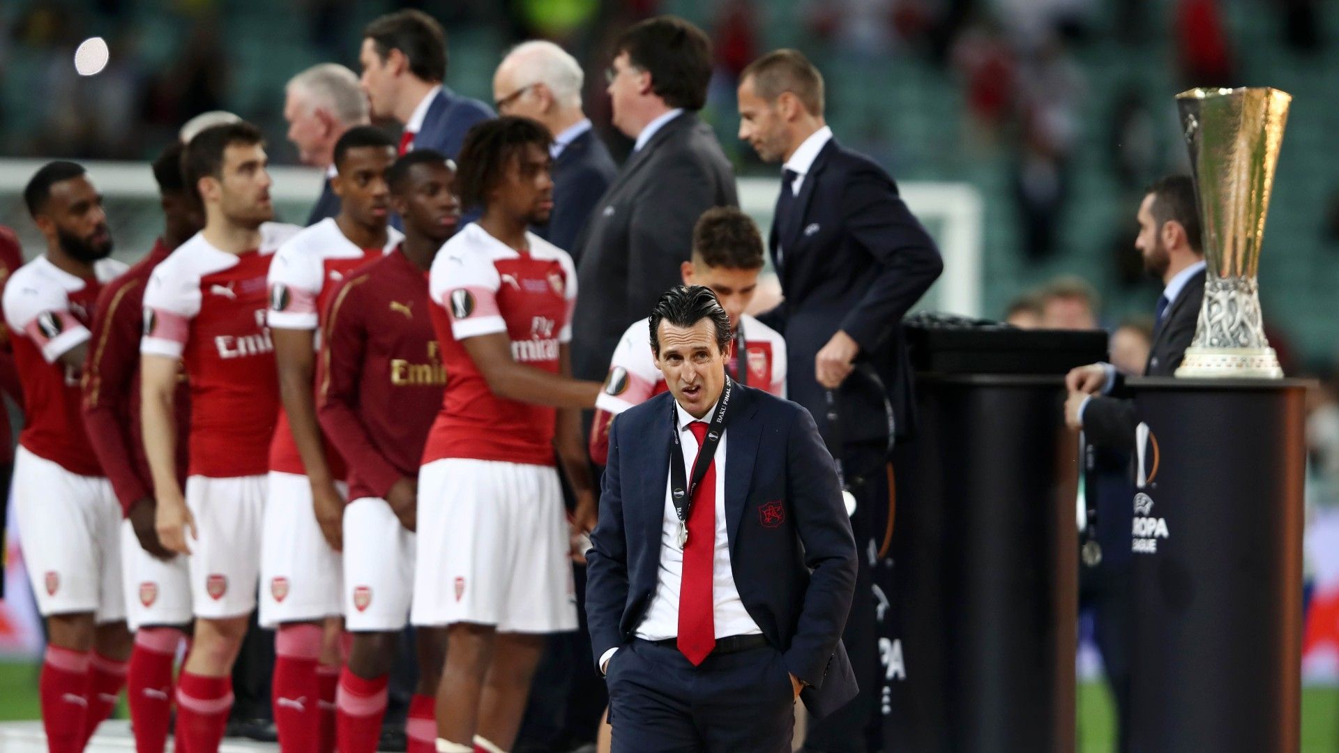 Arsenal Unai Emery Europa League final 2019