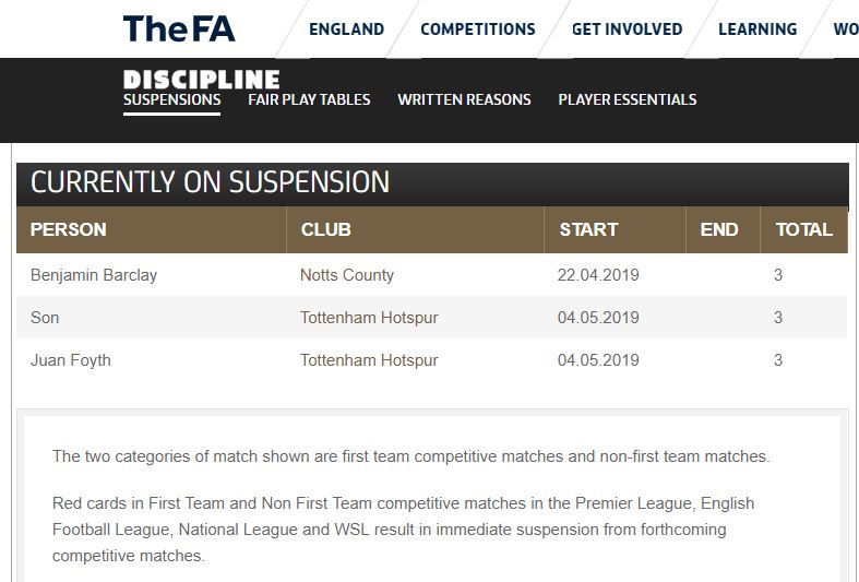 FA 토트넘 항소 기각