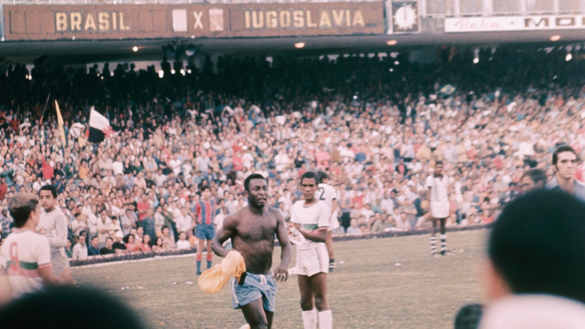Pele last international match Brazil Yugoslavia