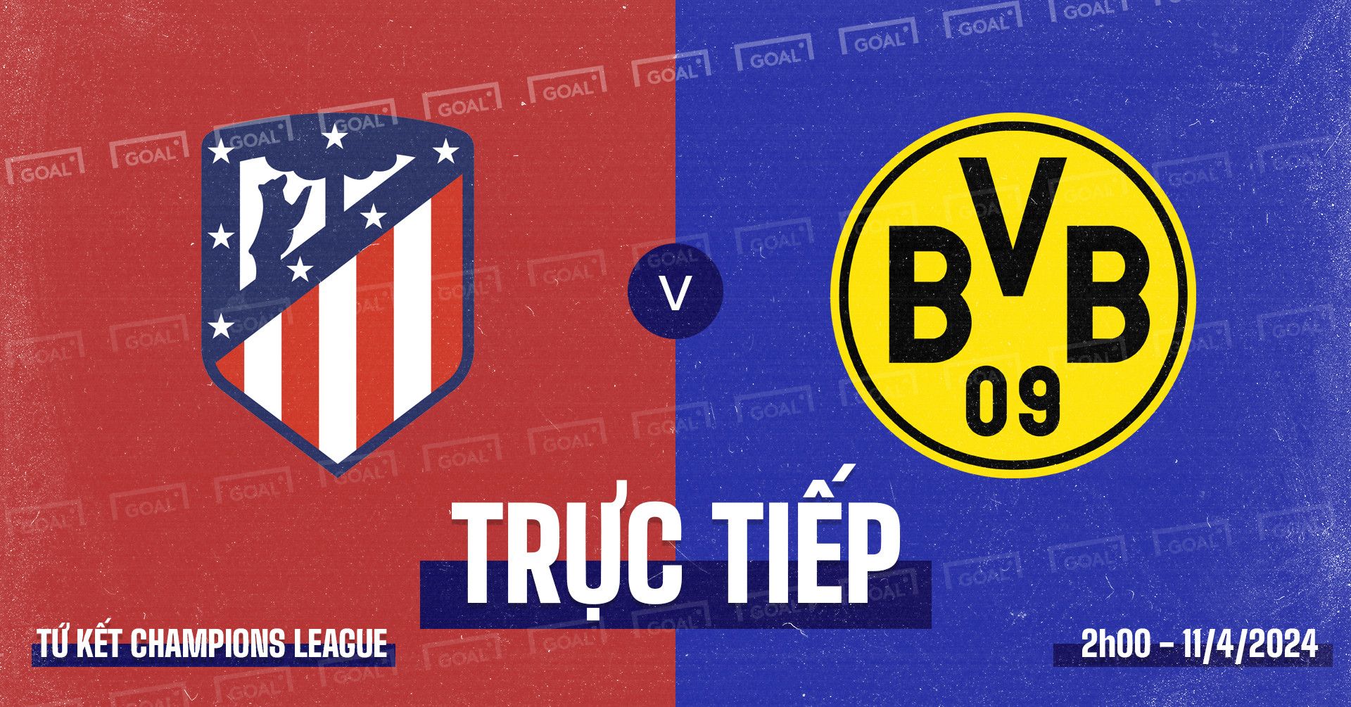 Atletico Madrid vs Dortmund Champions League 2023-24 GFX
