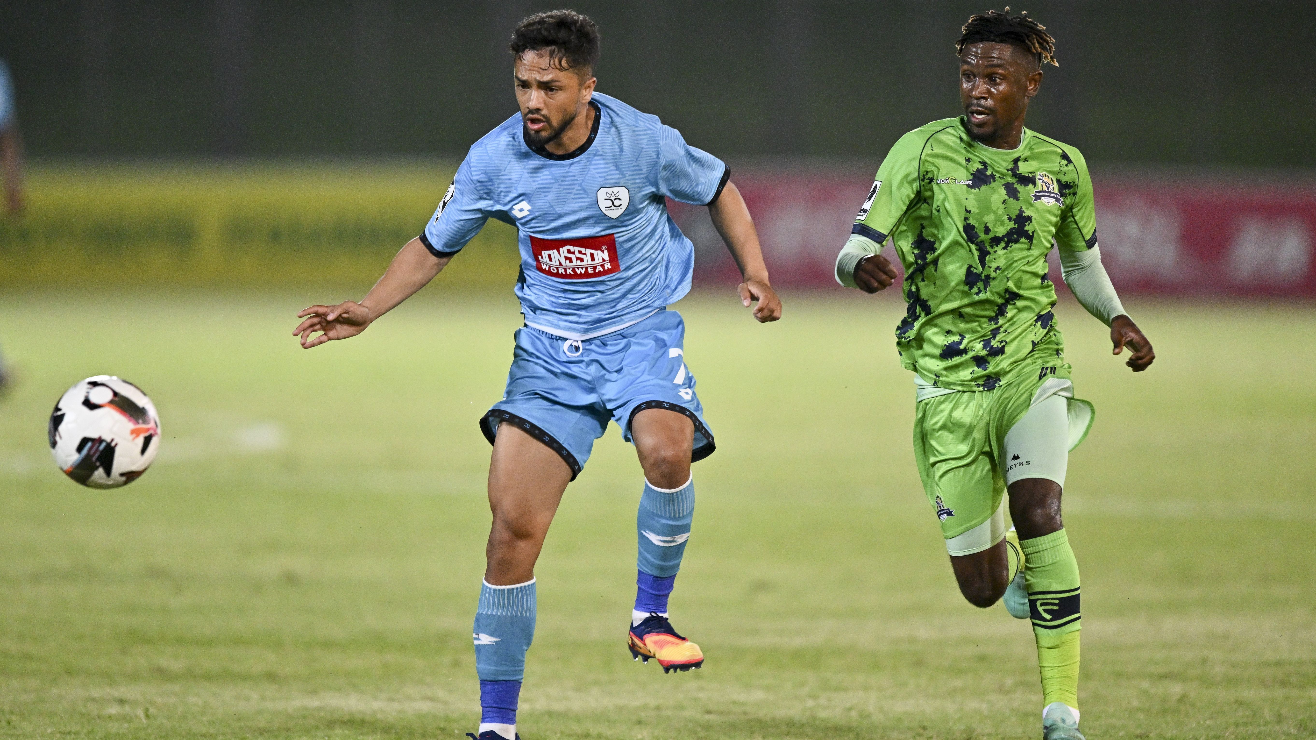 Haashim Domingo, Durban City, Lebogang Mabotia, Marumo Gallants, November 2025