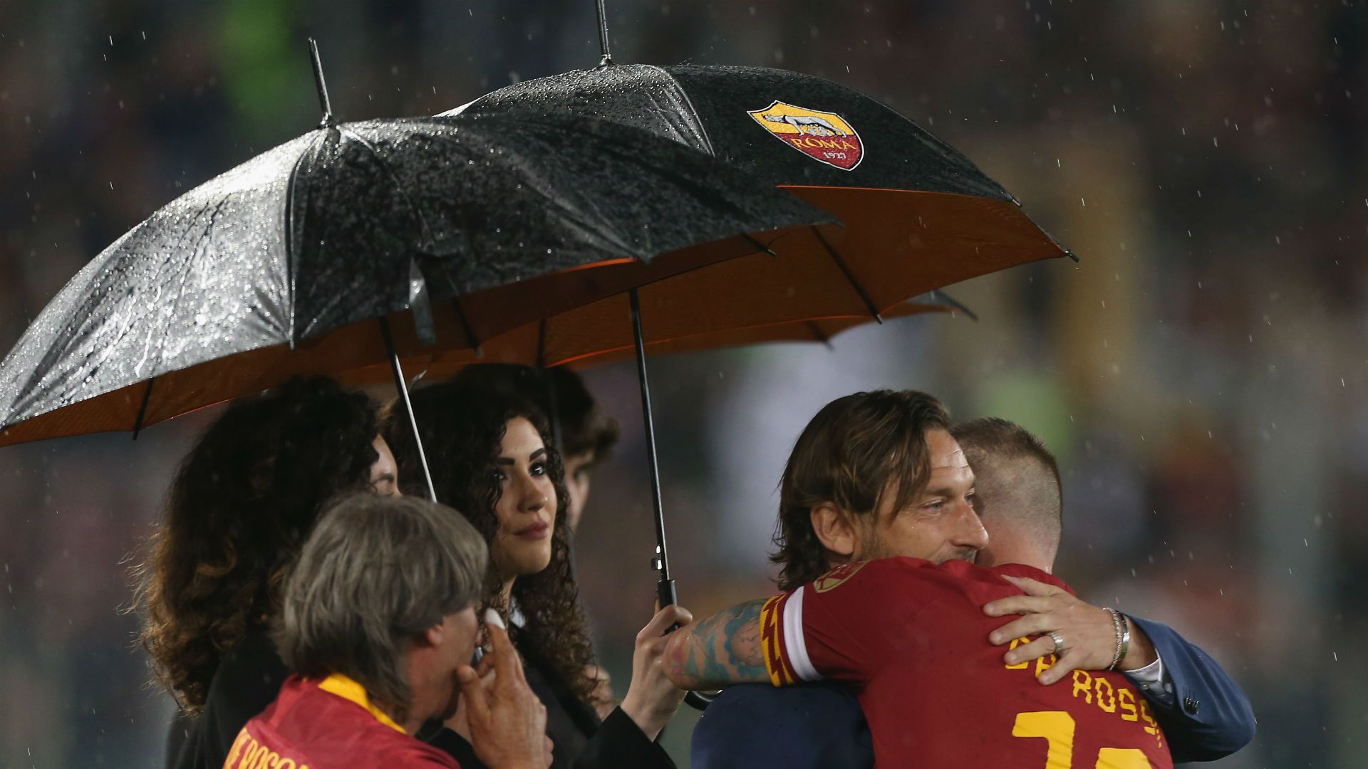 Daniele De Rossi Francesco Totti Roma Parma