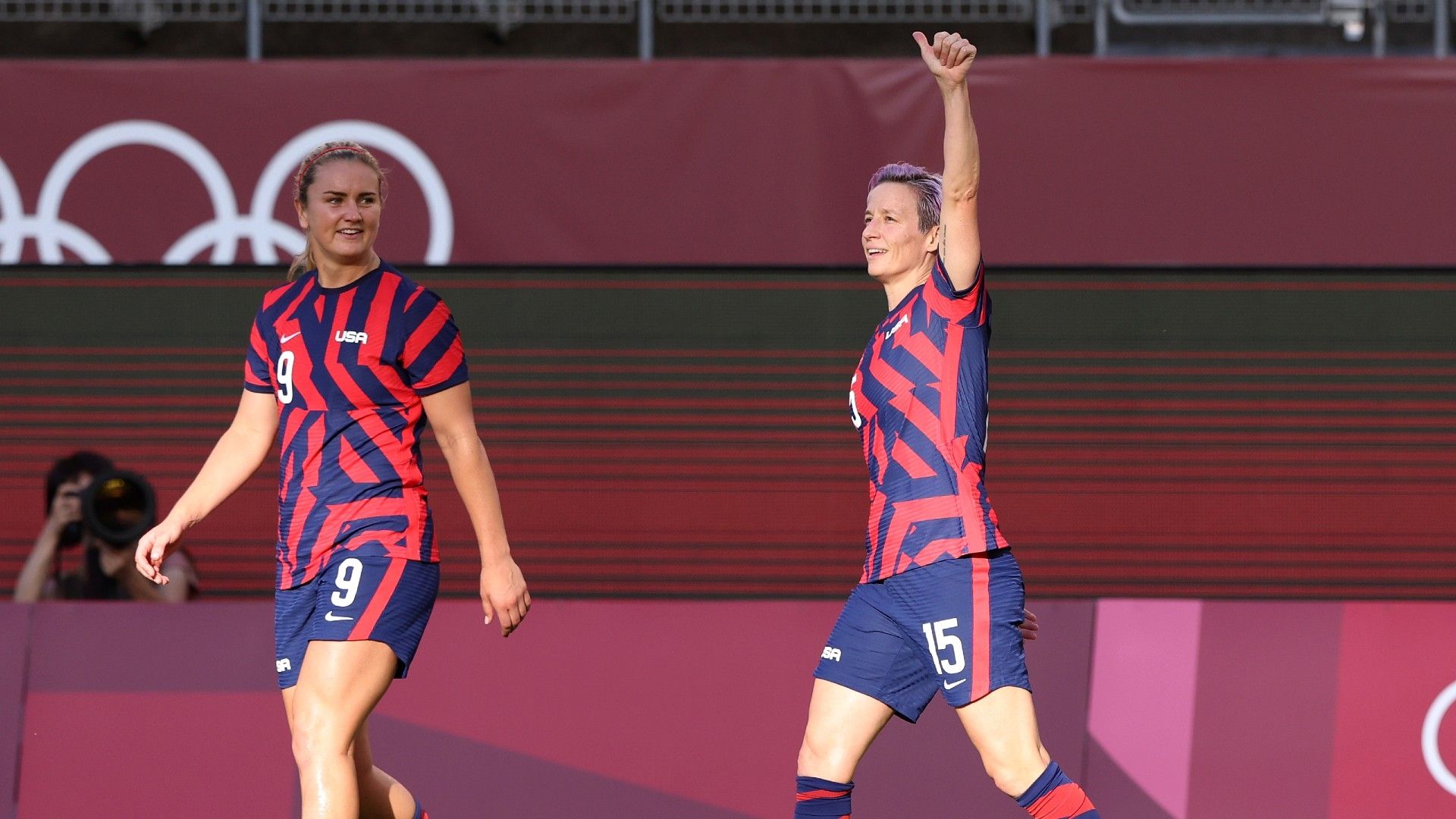 Megan Rapinoe Australia vs USWNT Olympics 2020