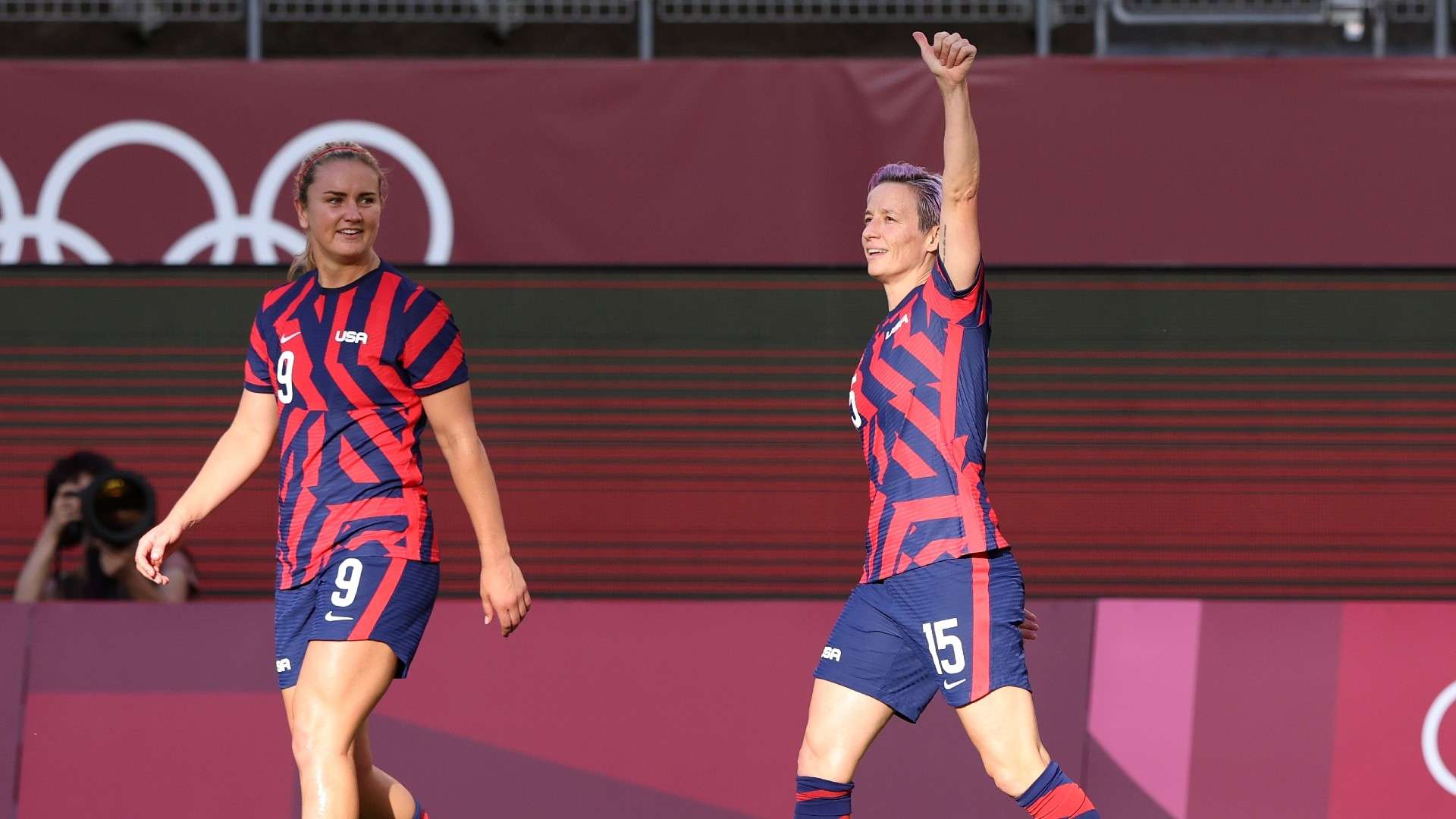 Megan Rapinoe Australia vs USWNT Olympics 2020