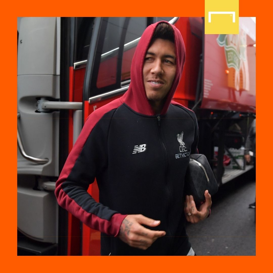 Firmino Liverpool bus