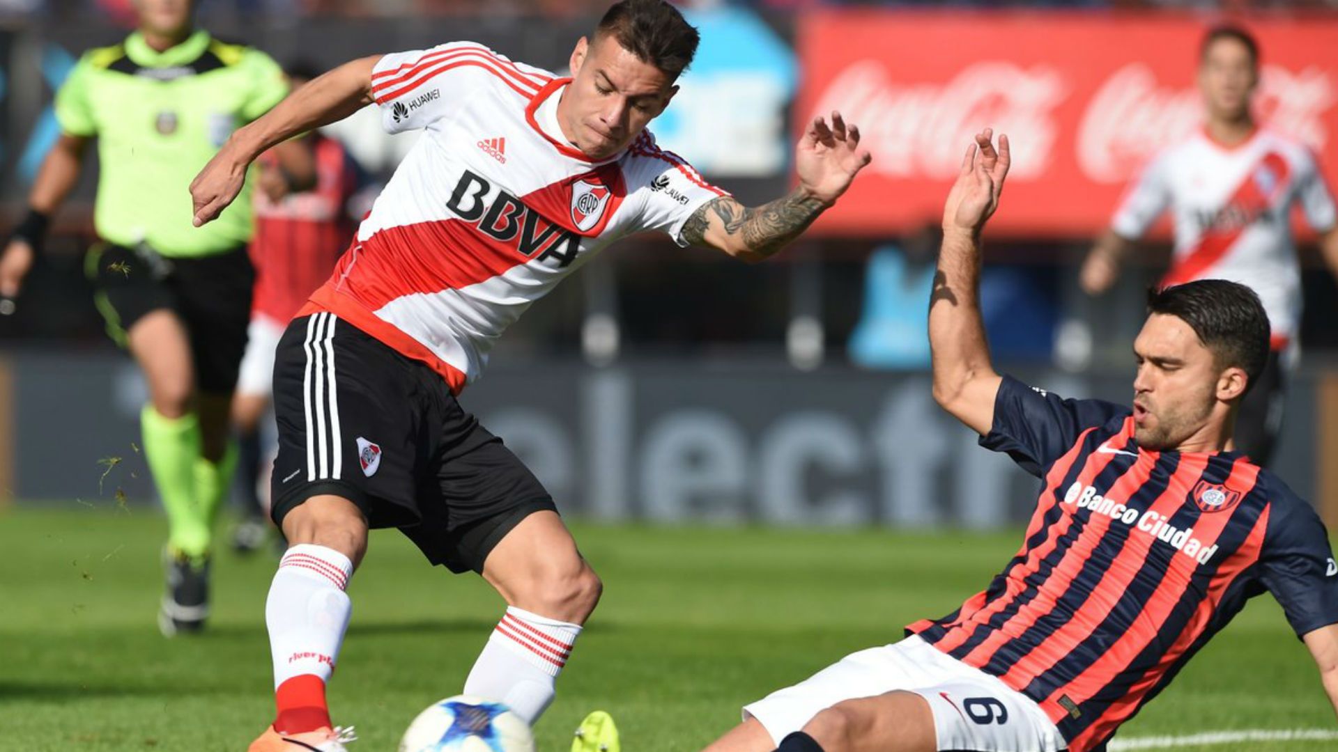 Carlos Auzqui Matias Caruzzo San Lorenzo River Torneo Primera División 04062017