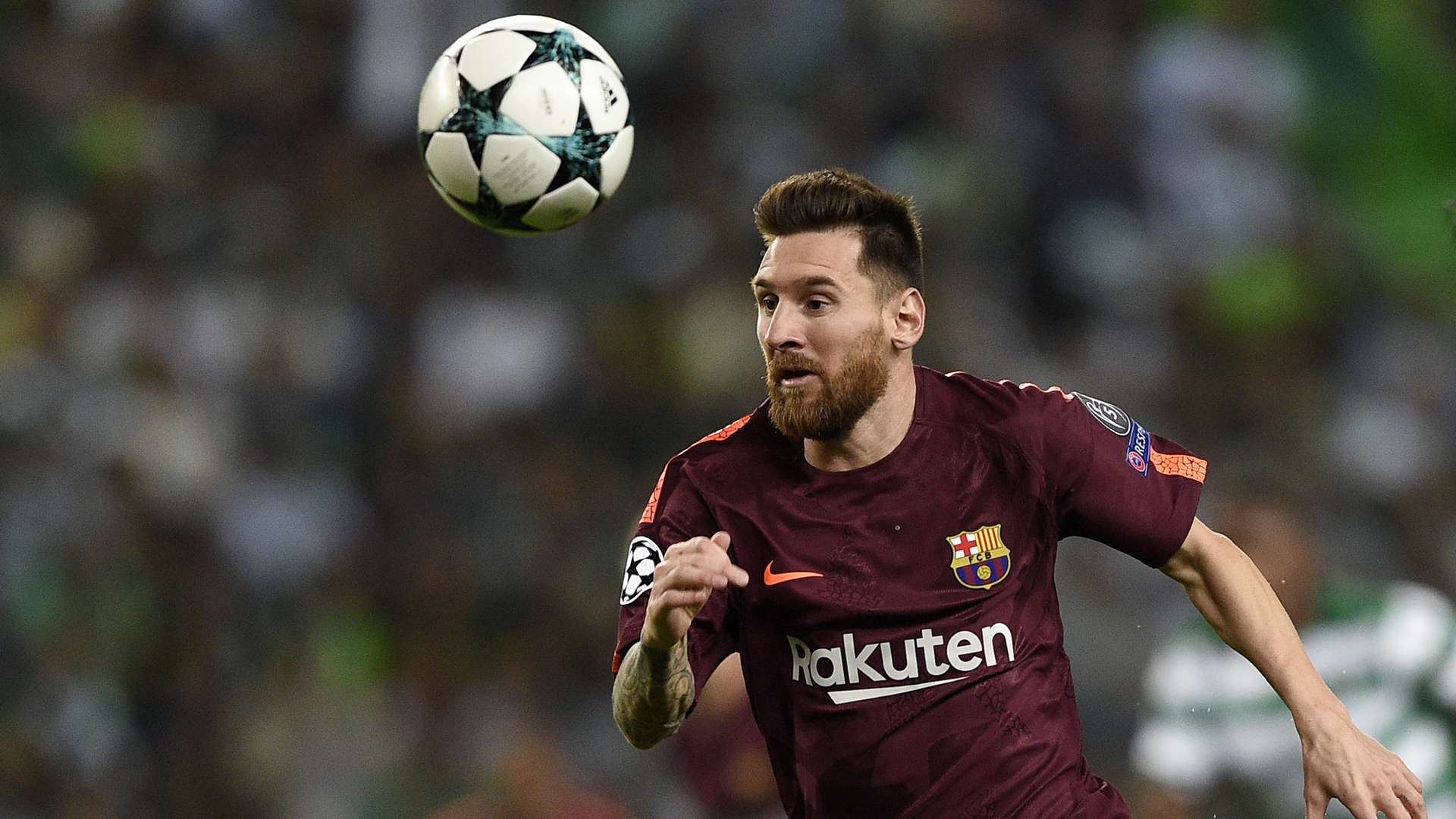 Lionel Messi FC Barcelona Champions League 18102017