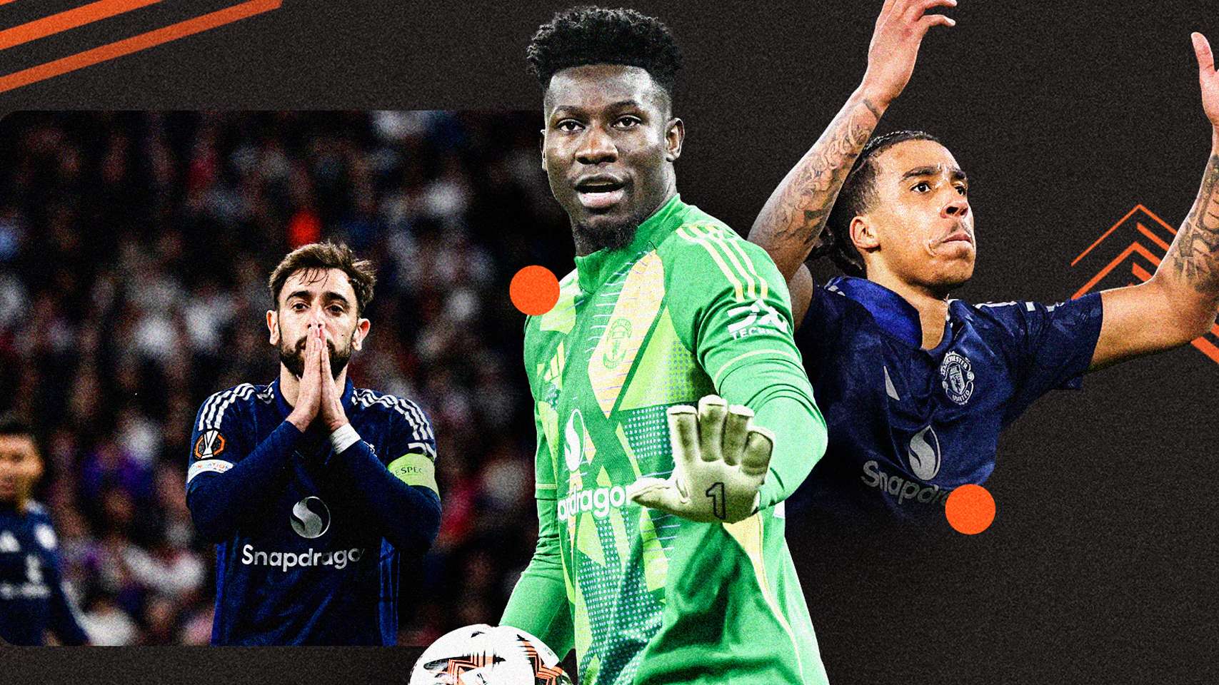 Man Utd player ratings vs Lyon: Andre Onana, look away now! Goalkeeper's double blunder spoils big moments from Joshua Zirkzee and Leny Yoro as Red Devils blow advantage | Goal.com US