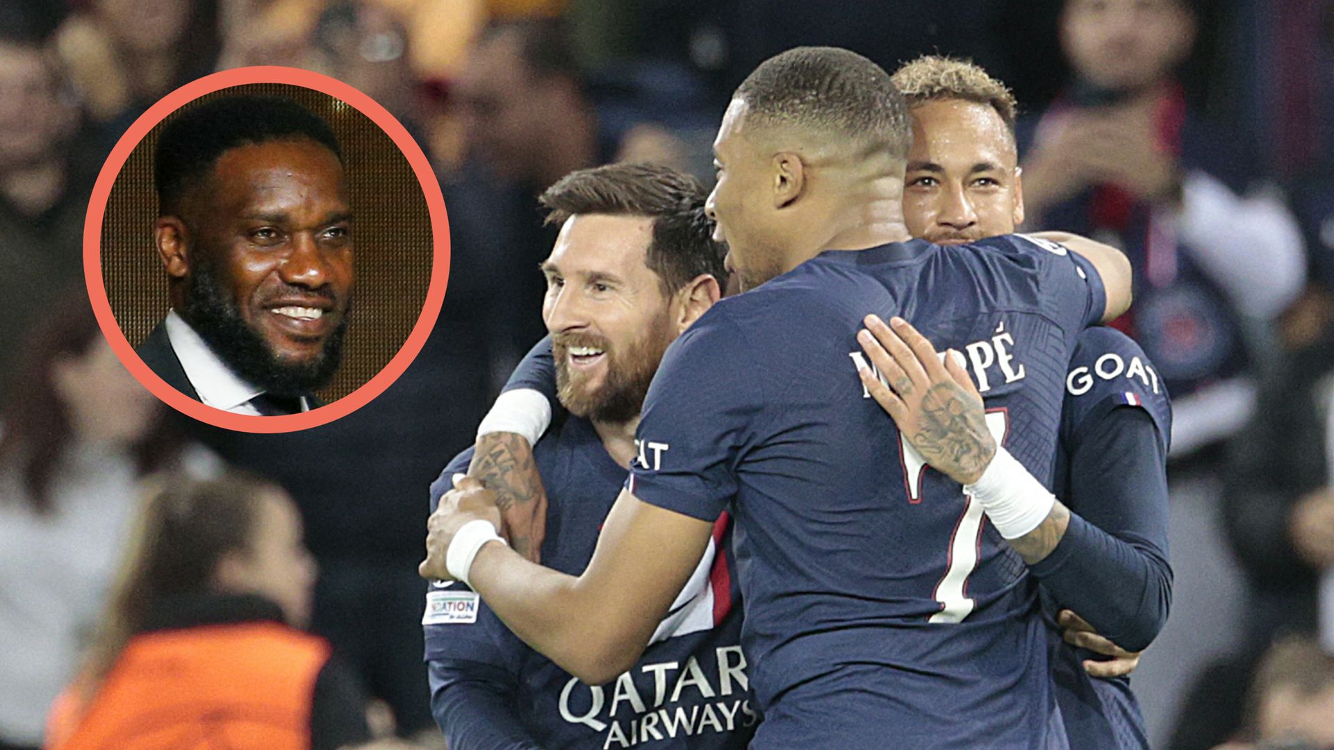 Okocha PSG Messi Mbappé Neymar