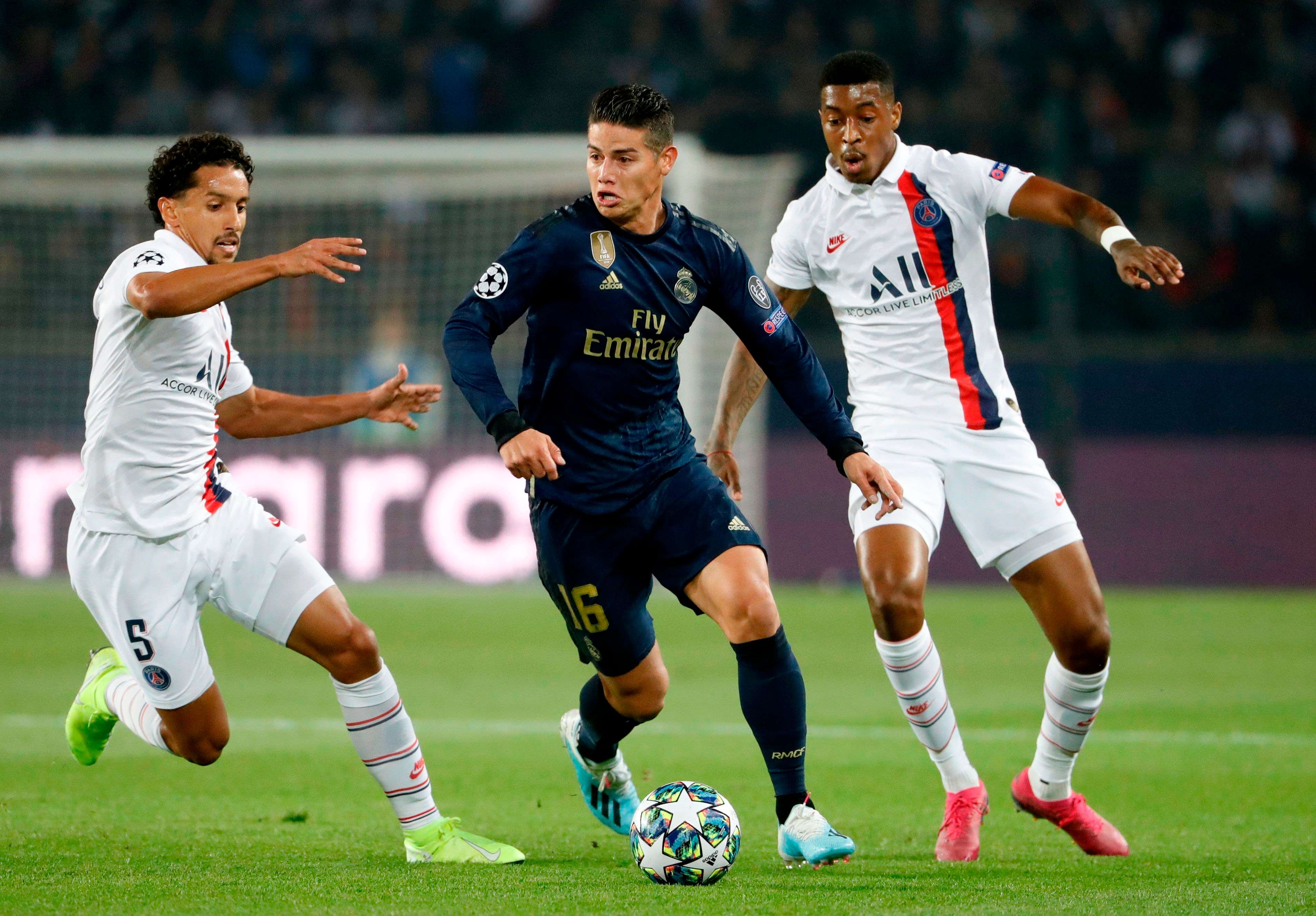 James Rodríguez Real Madrid - PSG Champions League 2019