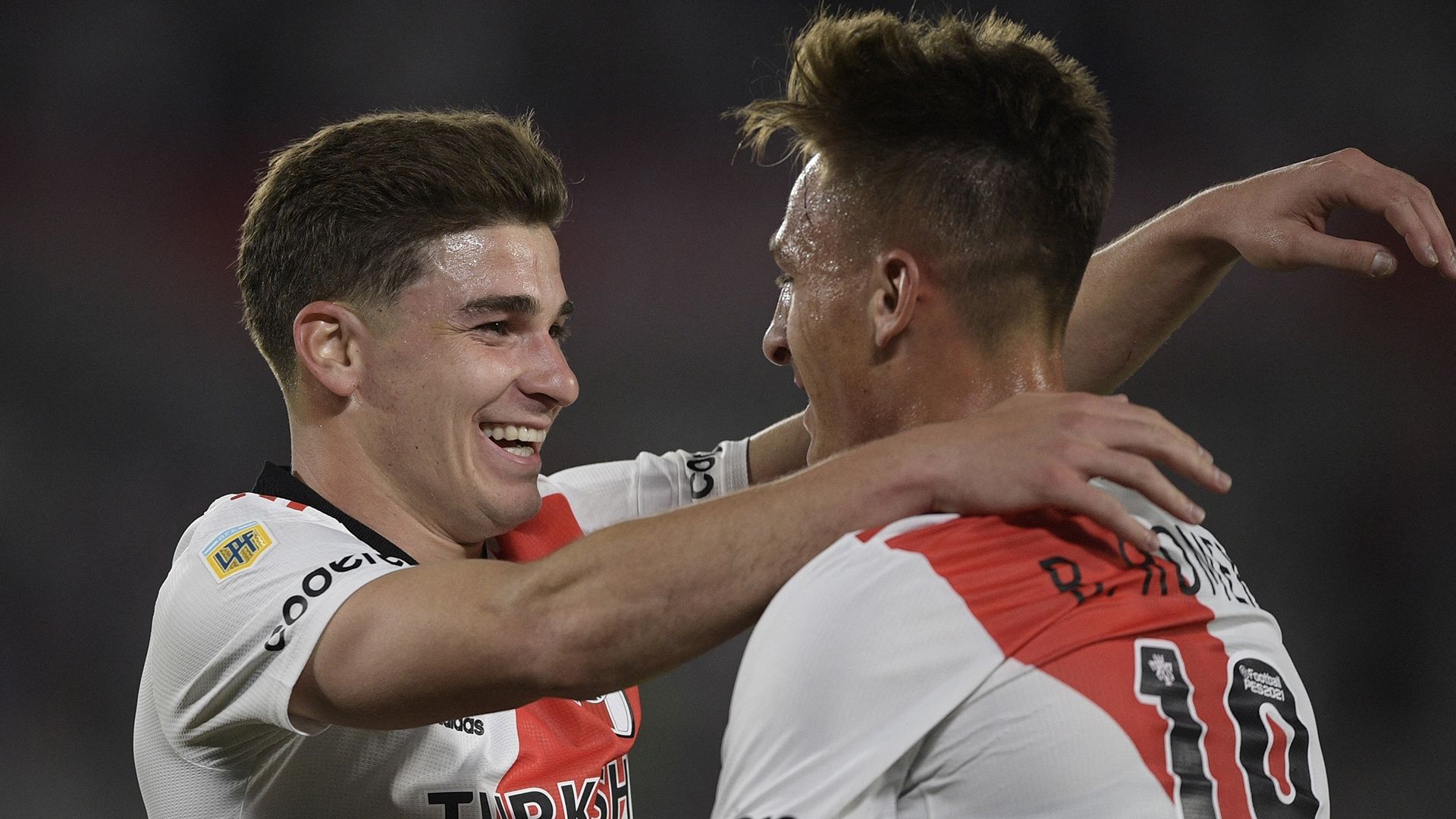 Braian Romero Julian Alvarez River Argentinos Torneo Liga Profesional 25102021