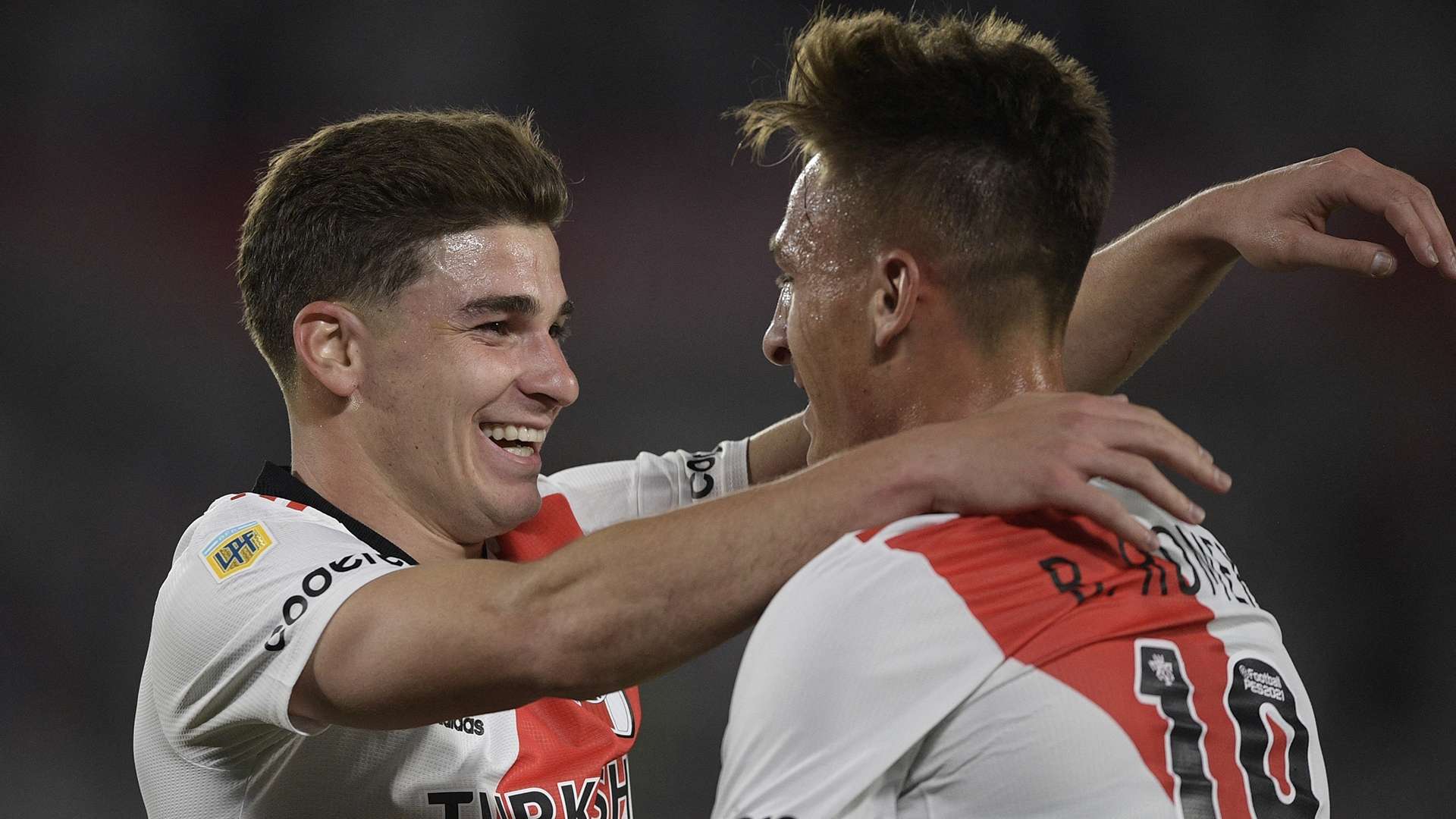 Braian Romero Julian Alvarez River Argentinos Torneo Liga Profesional 25102021