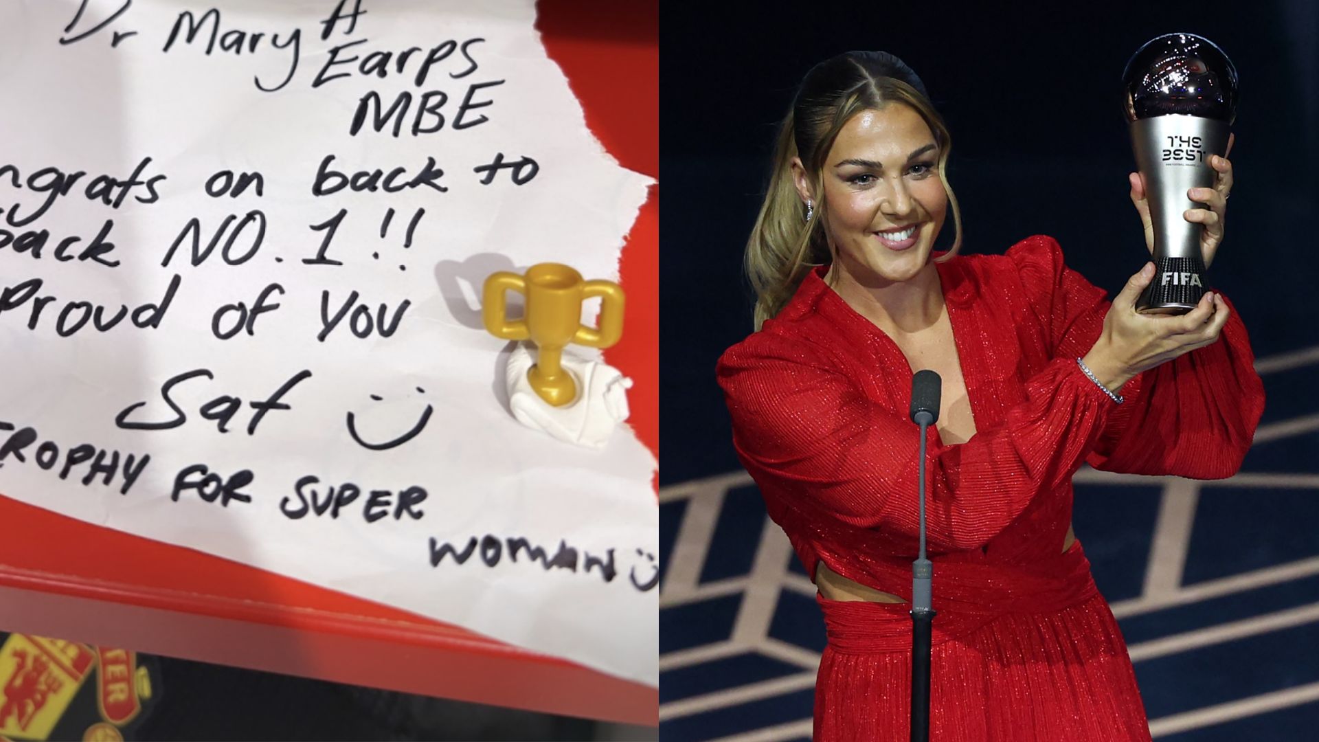 Mary Earps Man Utd FIFA The Best Awards