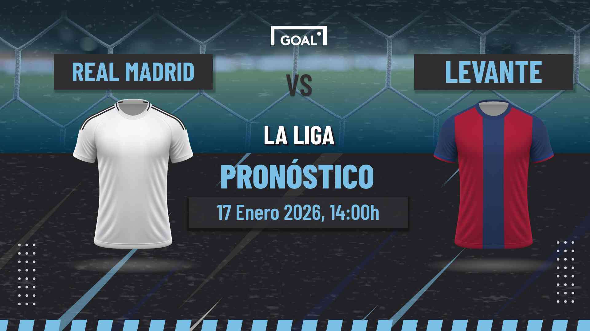 Real Madrid vs Levante Pronóstico y Apuestas LaLiga | 17/01/26