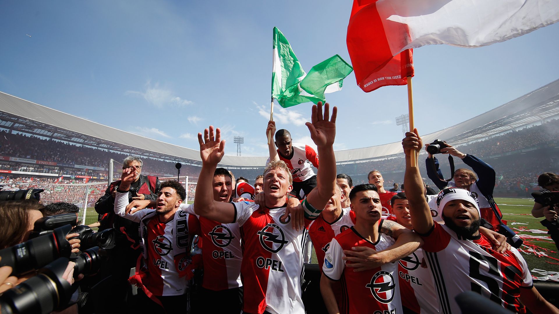 Feyenoord celebrates titel, 14052017