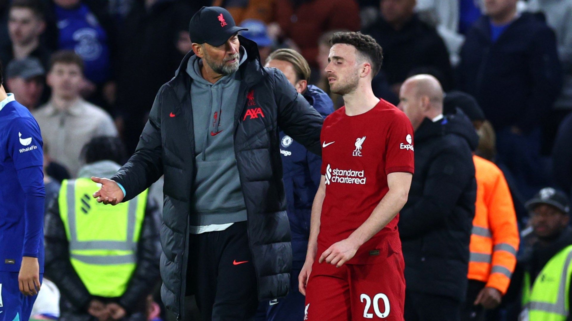 Jurgen Klopp Diogo Jota Liverpool 2022-23