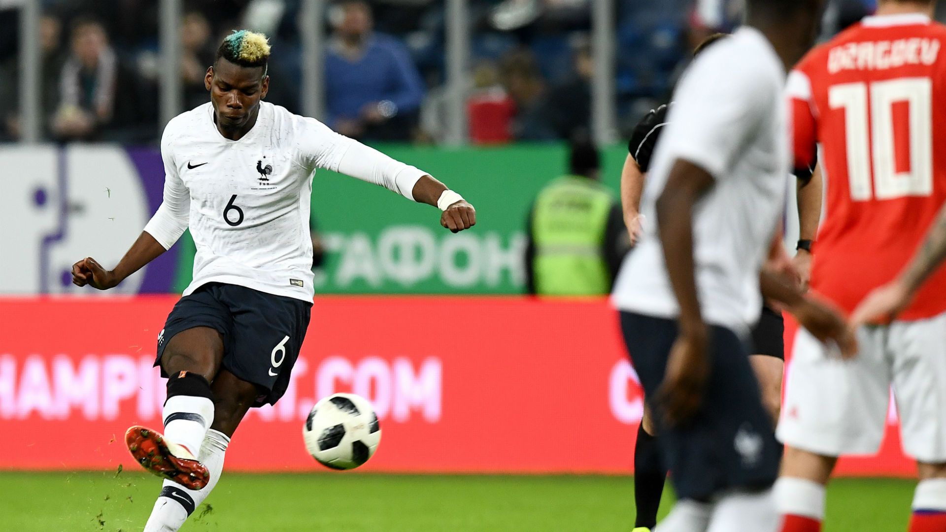 Paul Pogba France Russia