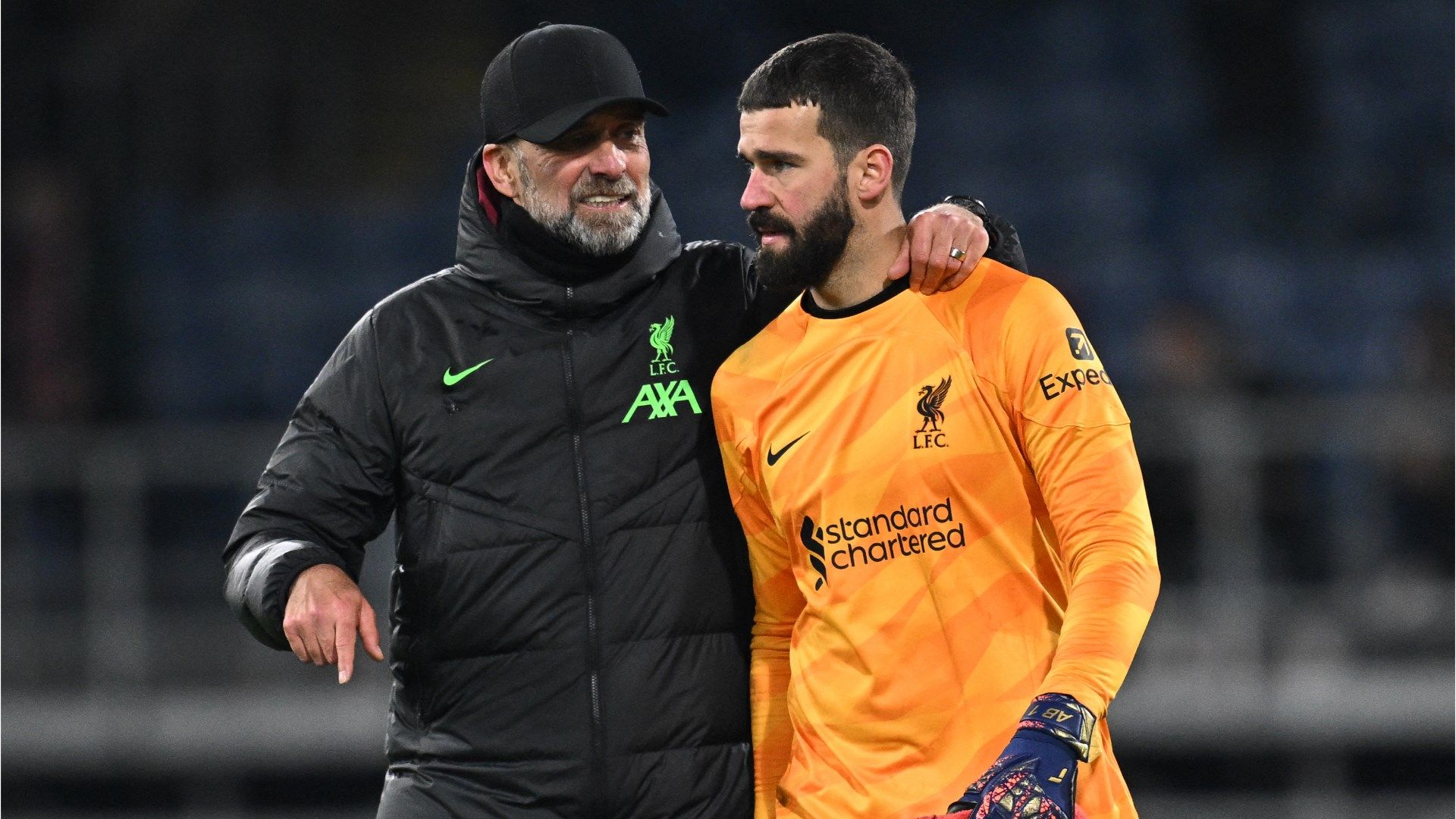 Jurgen Klopp - Alisson Becker Liverpool
