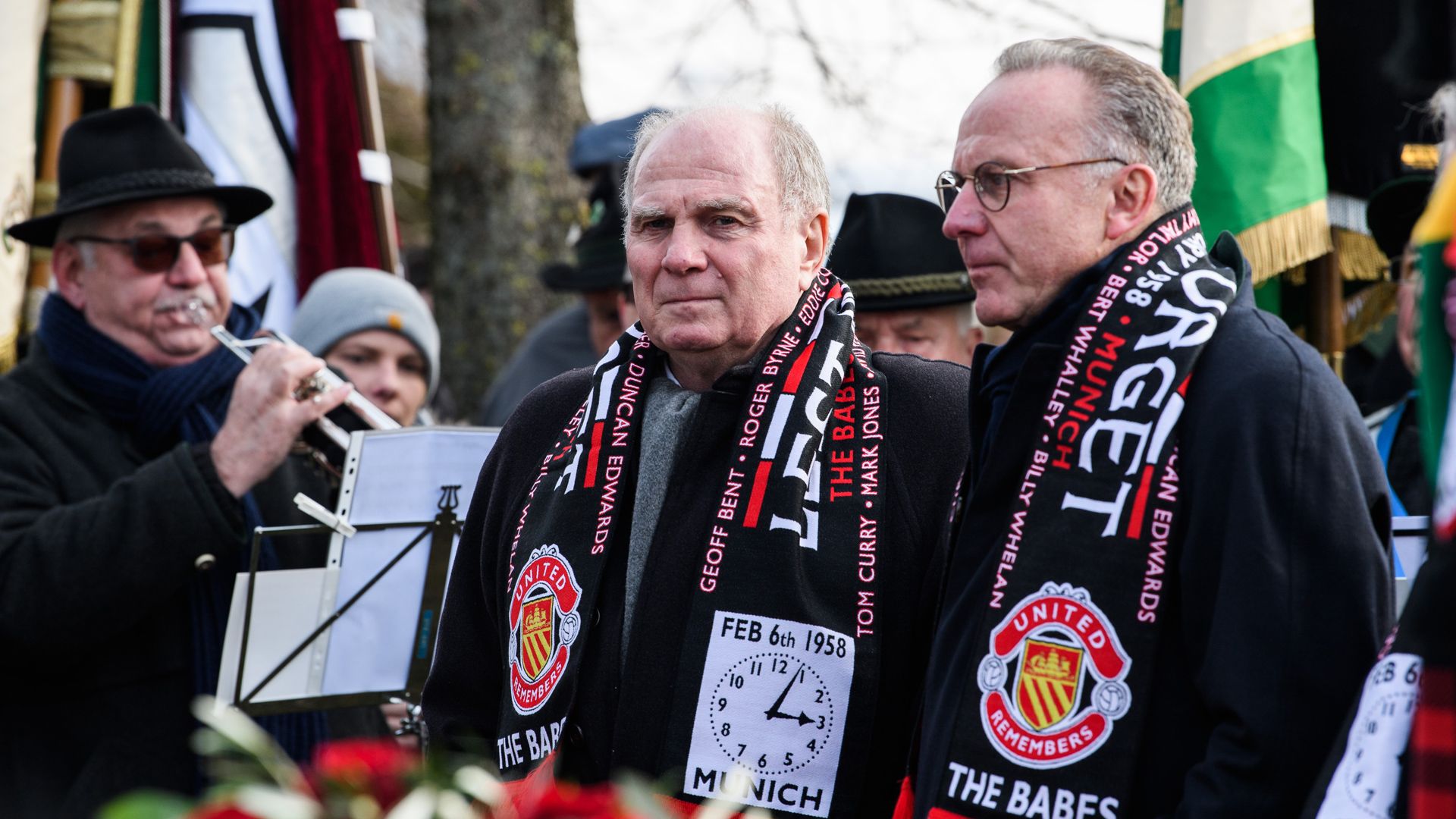 Uli Hoeneß Karl-Heinz Rummenigge Munich Manchester