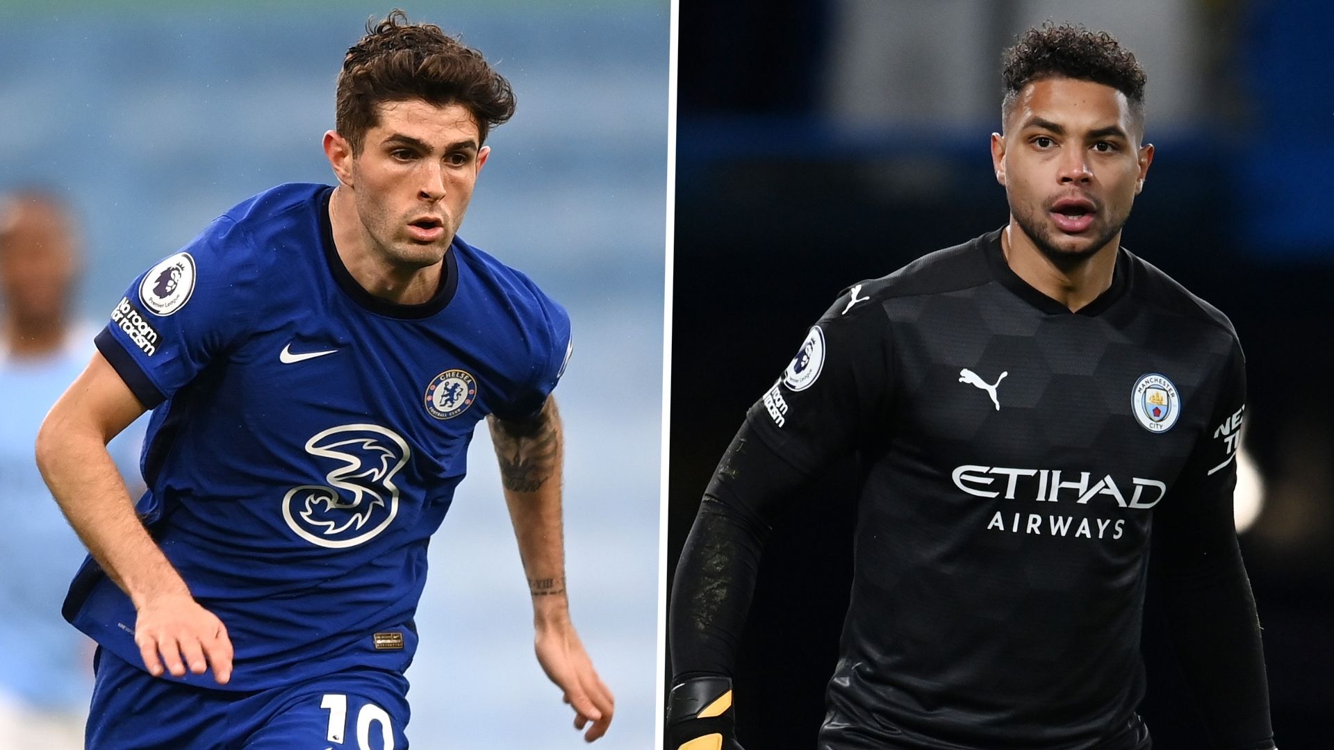Christian Pulisic Zack Steffen Chelsea Manchester City GFX