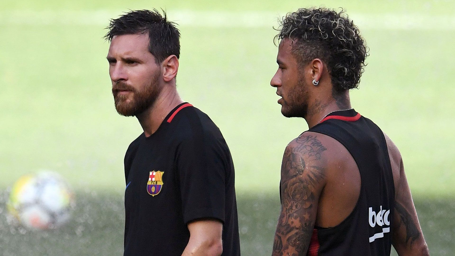 Messi Neymar Barcelona Training