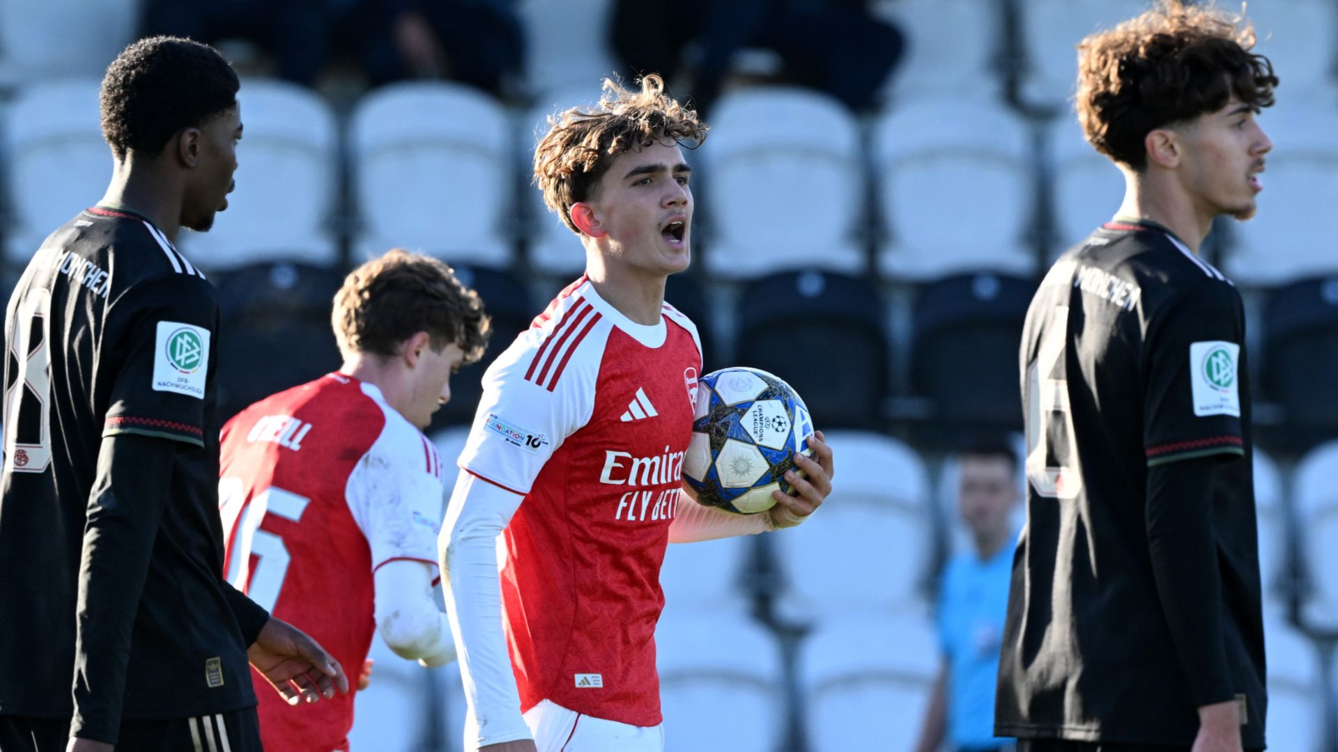 GOAL%20-%20Blank%20WEB%20-%20Facebook(441) VIDEO: Max Dowman, that is special! Arsenal sensation scores Mesut Ozil-esque wonder goal in big UEFA Youth League win over Bayern Munich