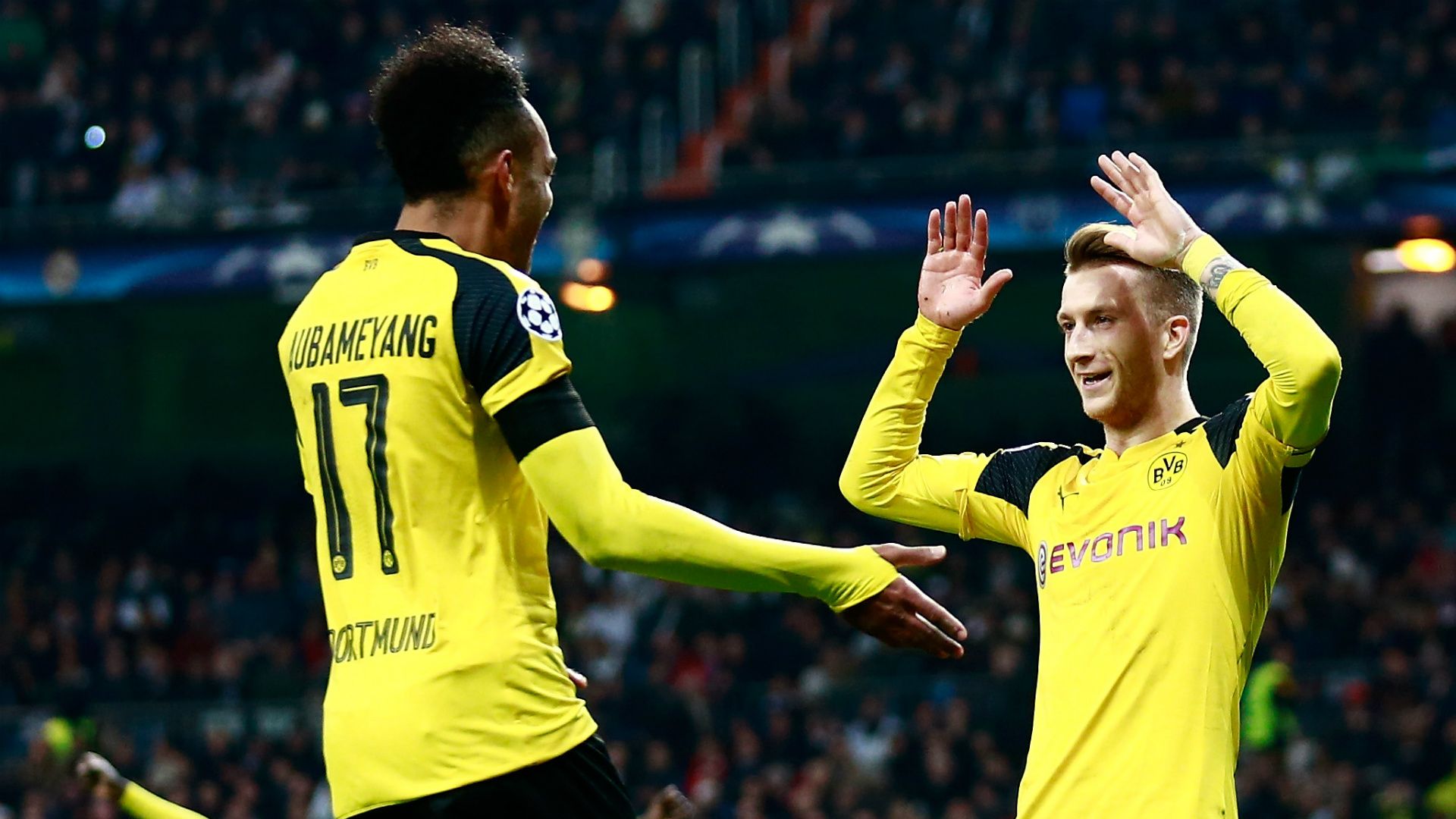 Aubameyang and Reus - Cropped