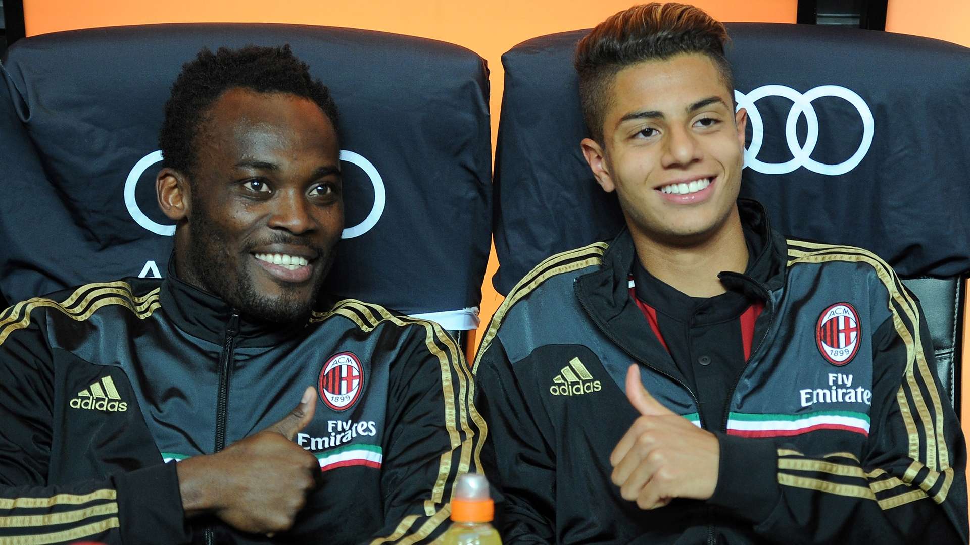 Hachim Mastour Michael Essien Milan