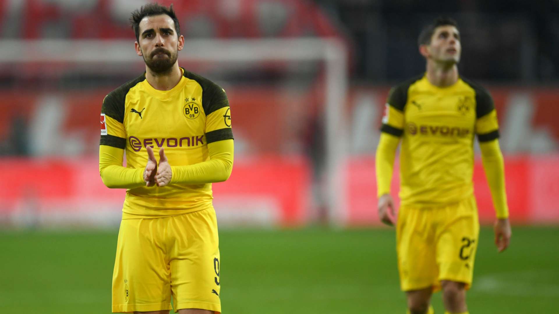 Paco Alcacer Christian Pulisic Borussia Dortmund