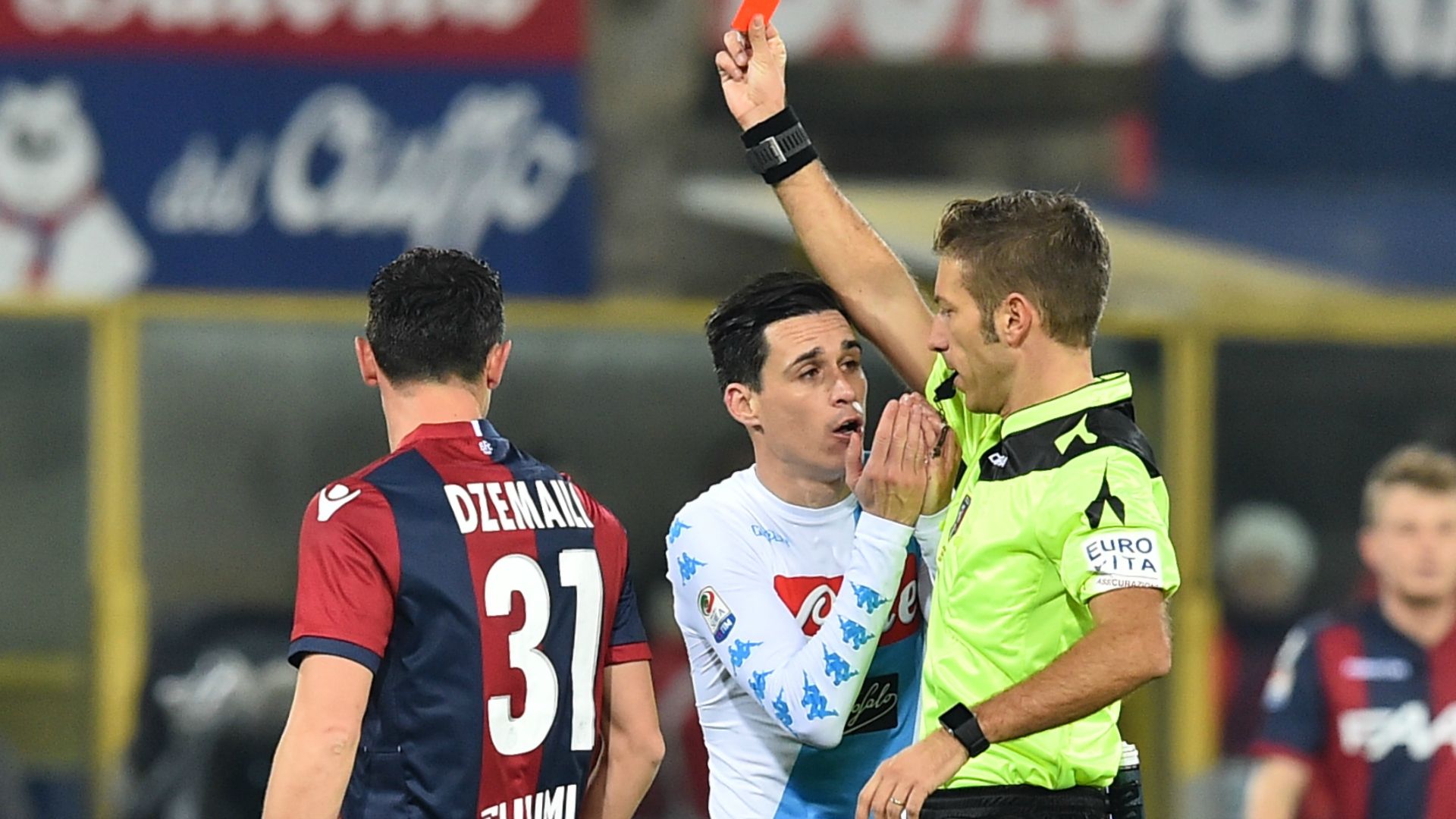 Callejon Bologna Napoli Serie A