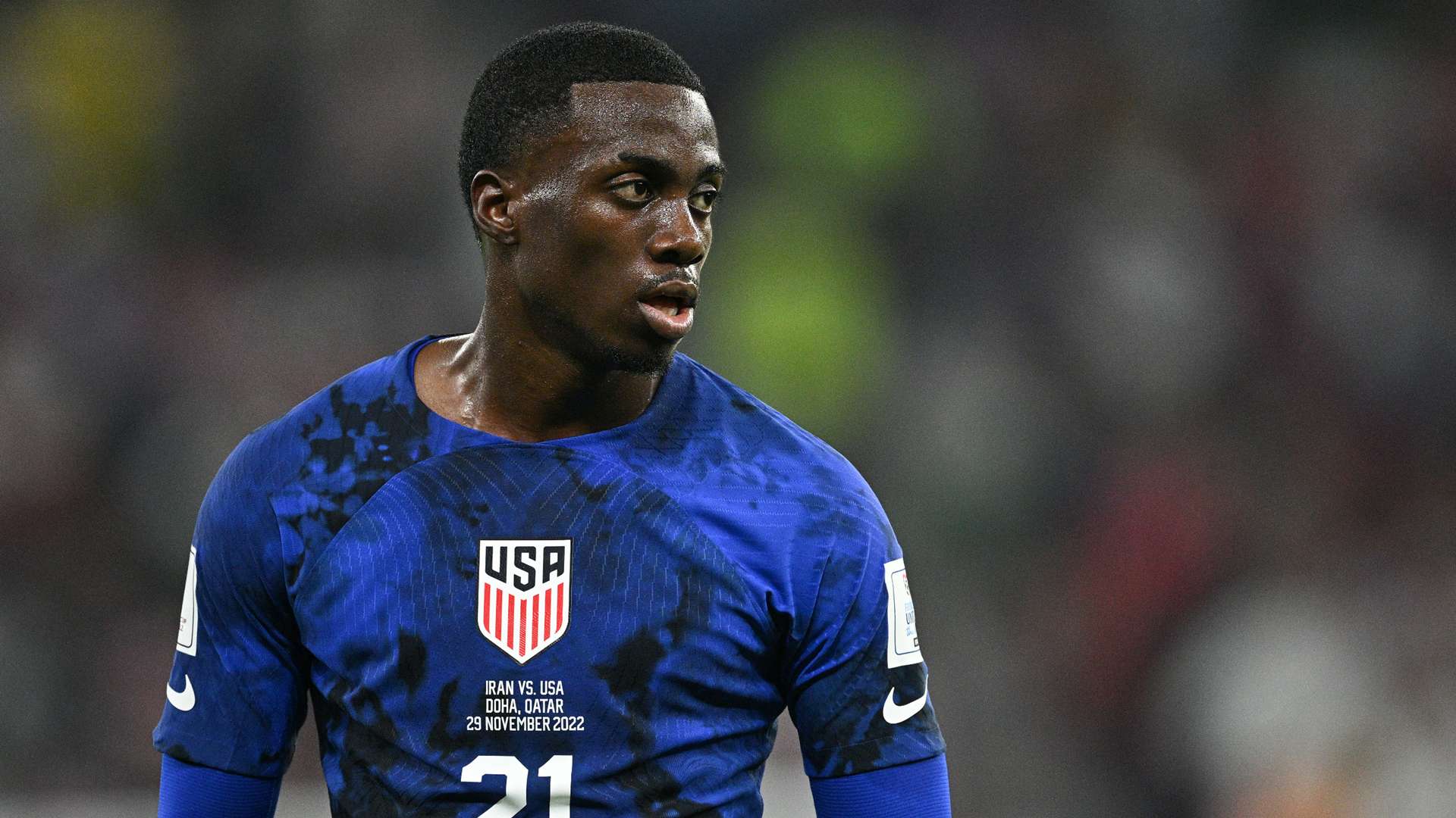 Tim Weah USMNT World Cup 2022