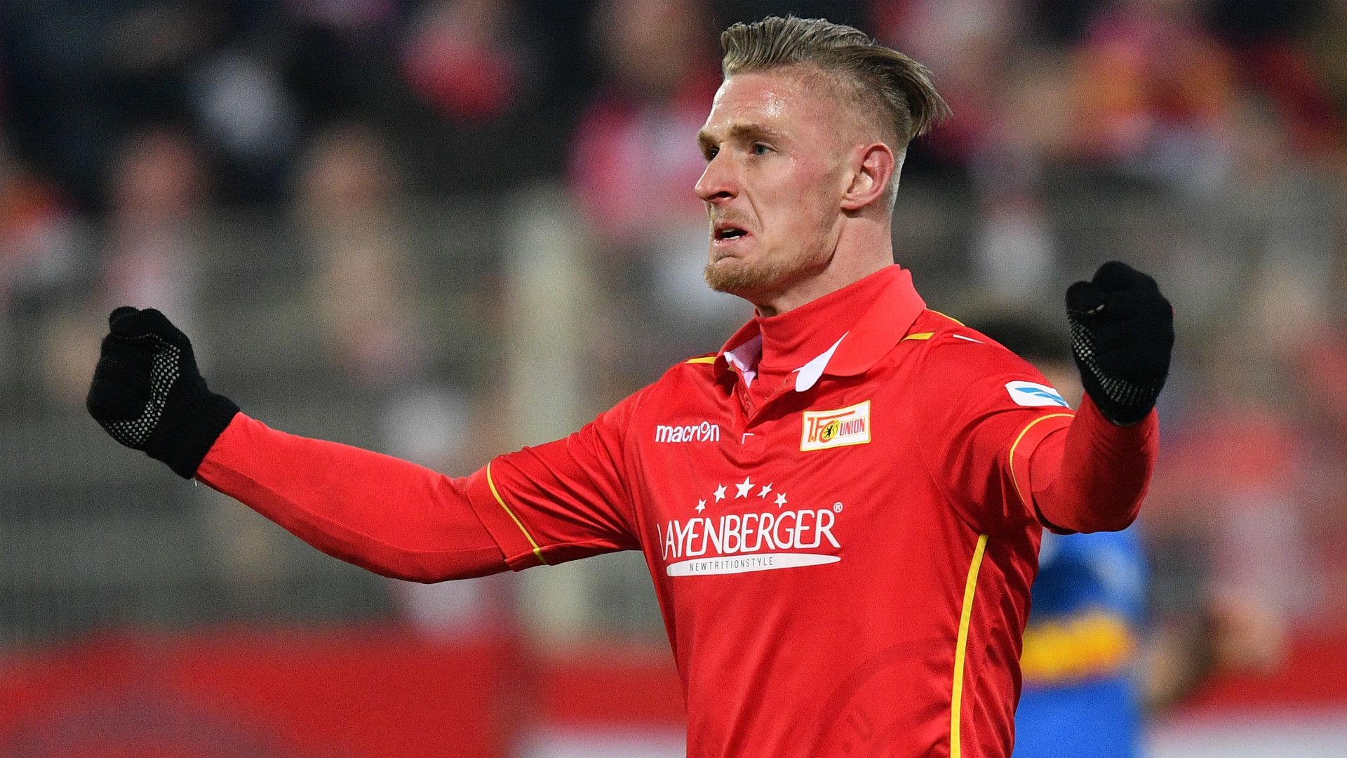 Sebastian Polter Union Berlin 2 Bundesliga 27012017