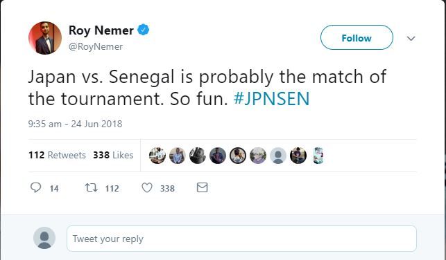 Japan Senegal reaction