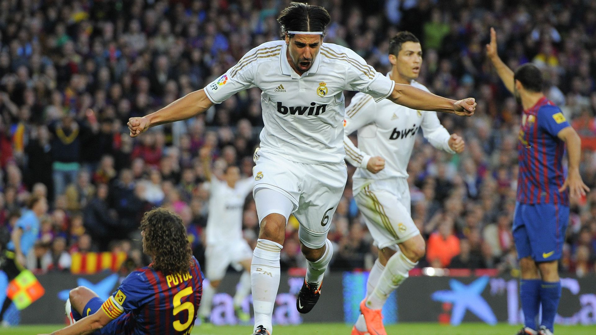 Sami Khedira Real Madrid FC Barcelona 21042012