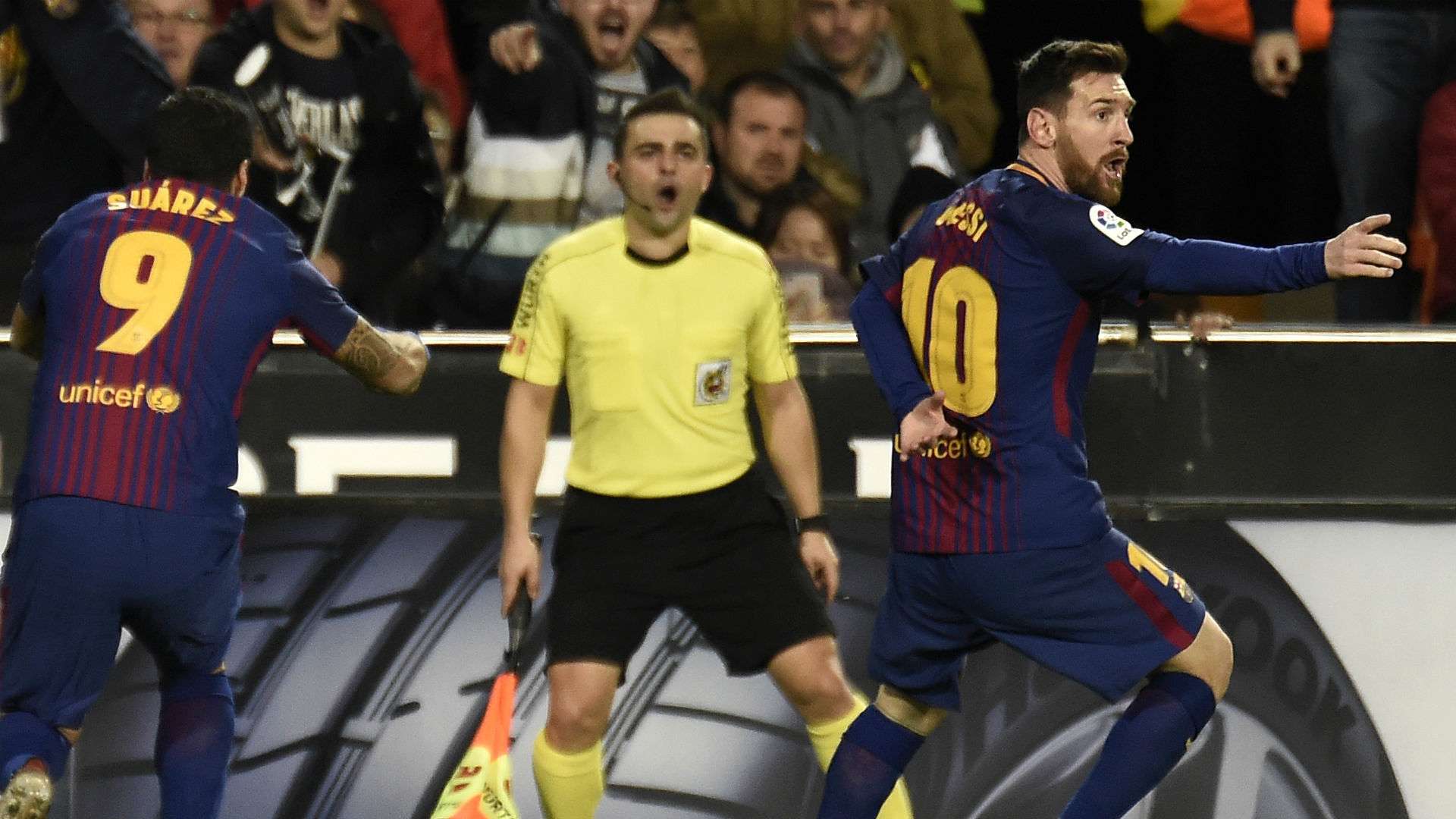 Messi Suarez Valencia Barcelona