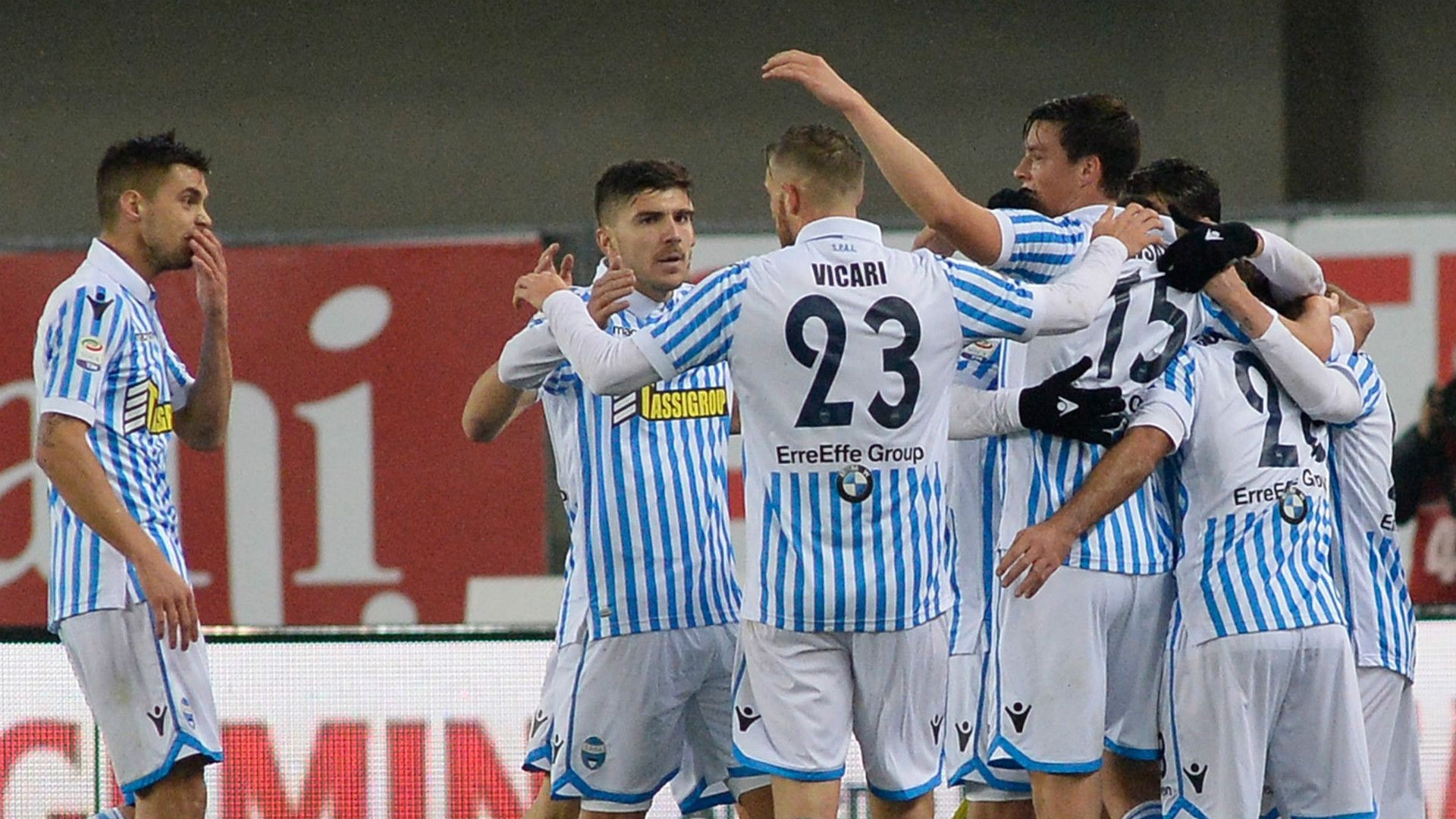 SPAL celebrates, Serie A, 25/11/2017