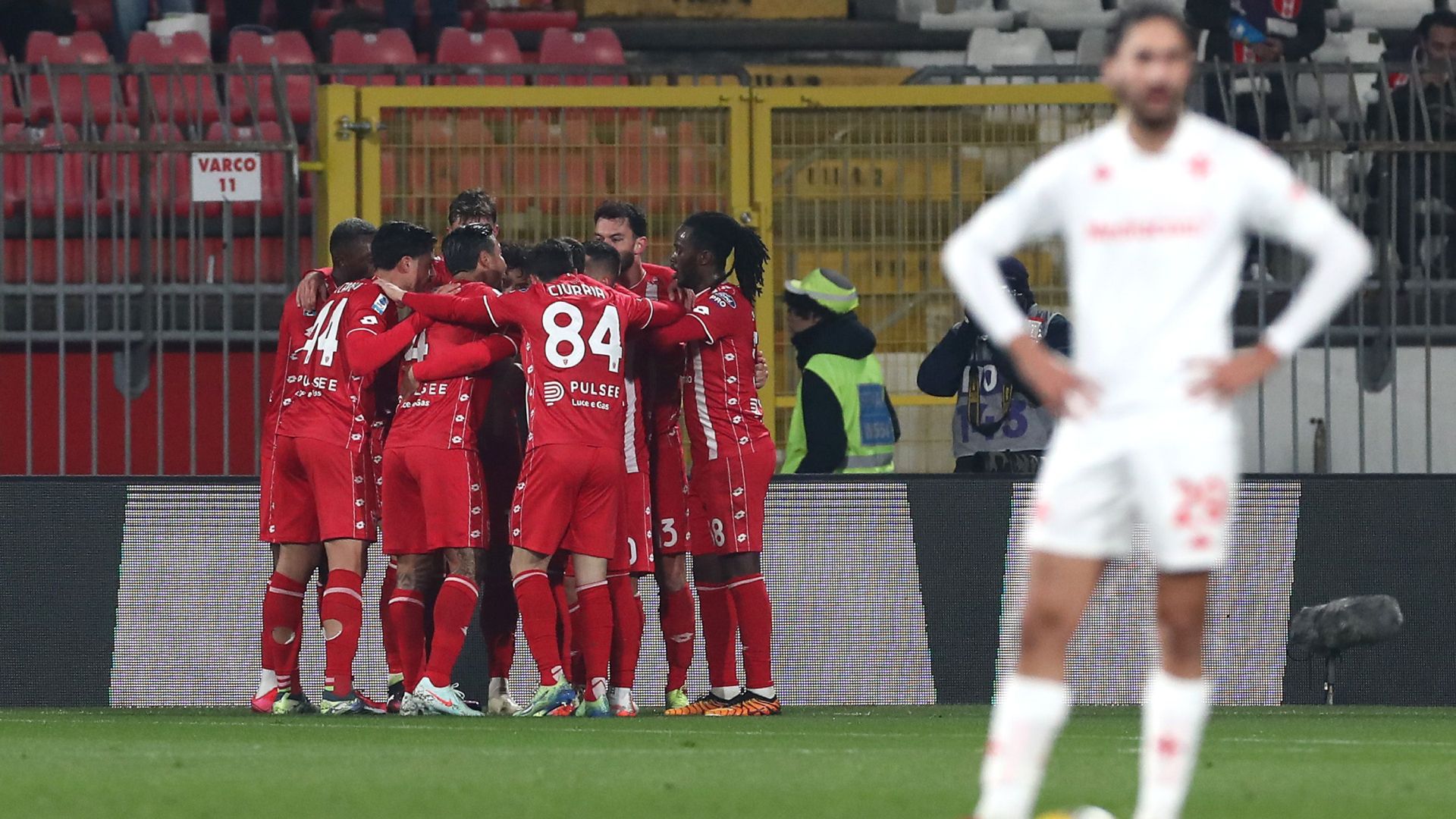 Monza fiorentina esultanza serie a 13 gennaio 2025