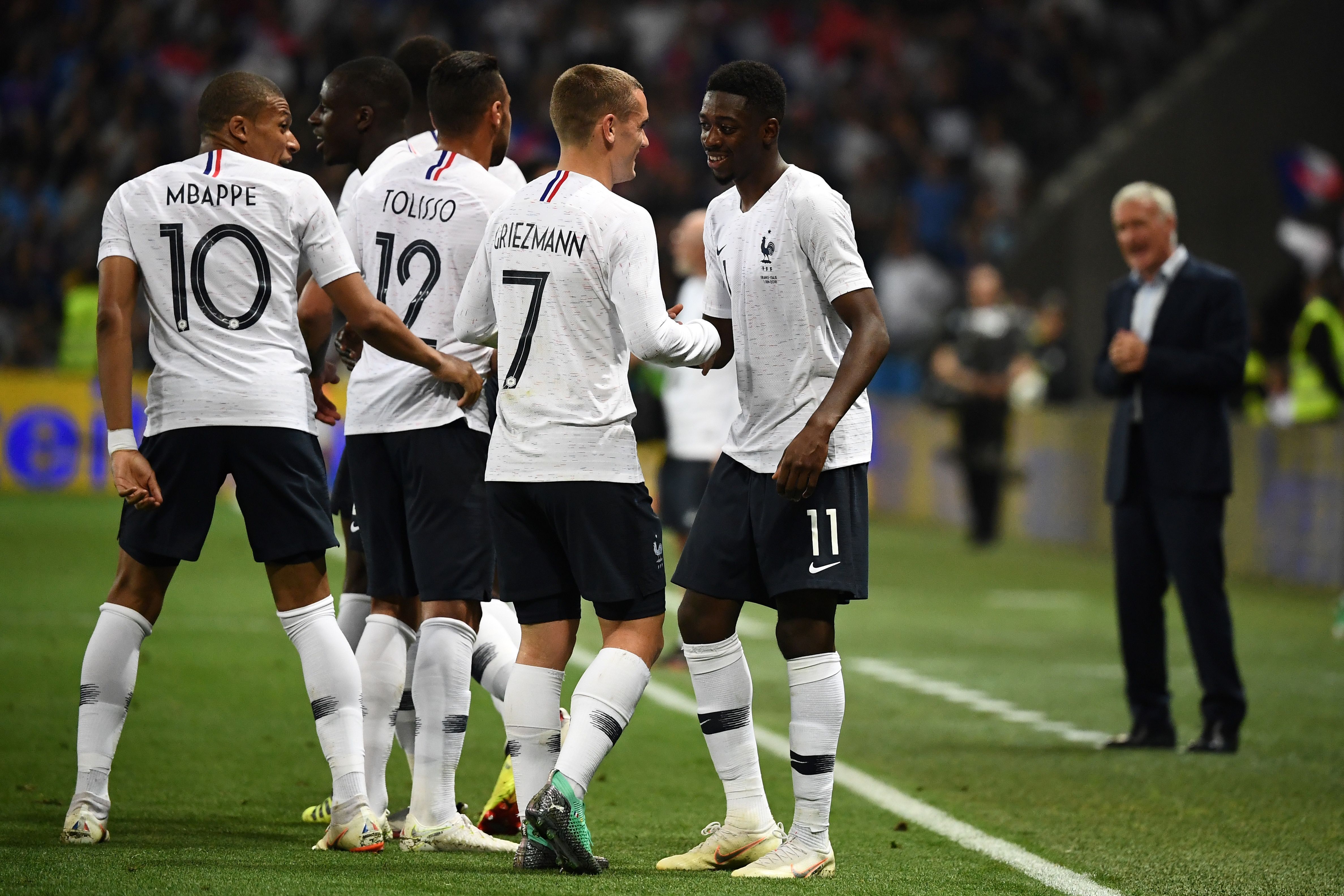 Dembele Griezmann Frankreich