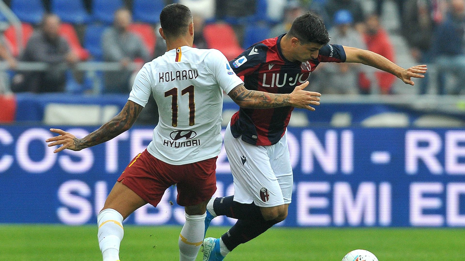 Bologna Roma Serie A 2019/2020 Kolarov Orsolini