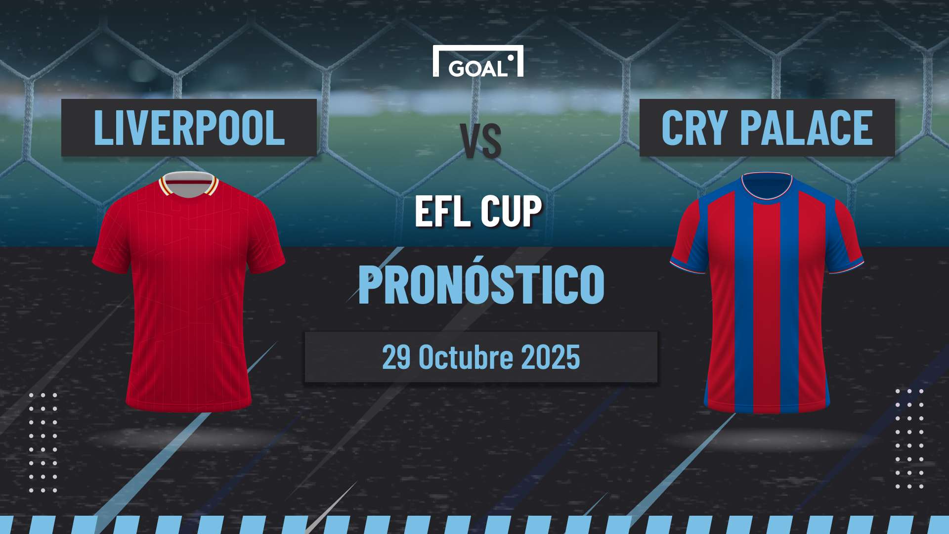 Liverpool vs Crystal Palace Pronóstico y Apuestas EFL Cup | 29/10/25