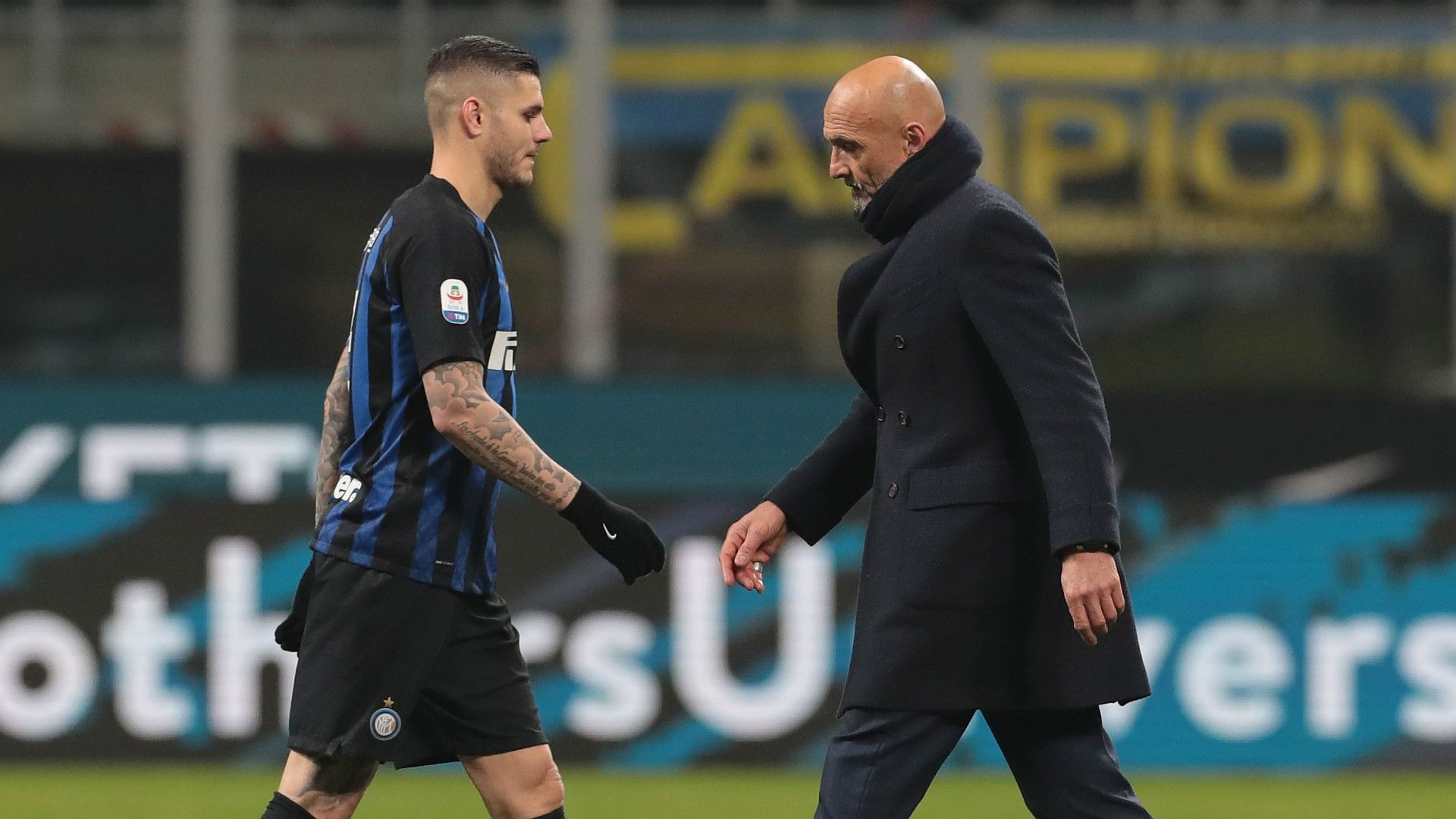 Luciano Spalletti Mauro Icardi Inter