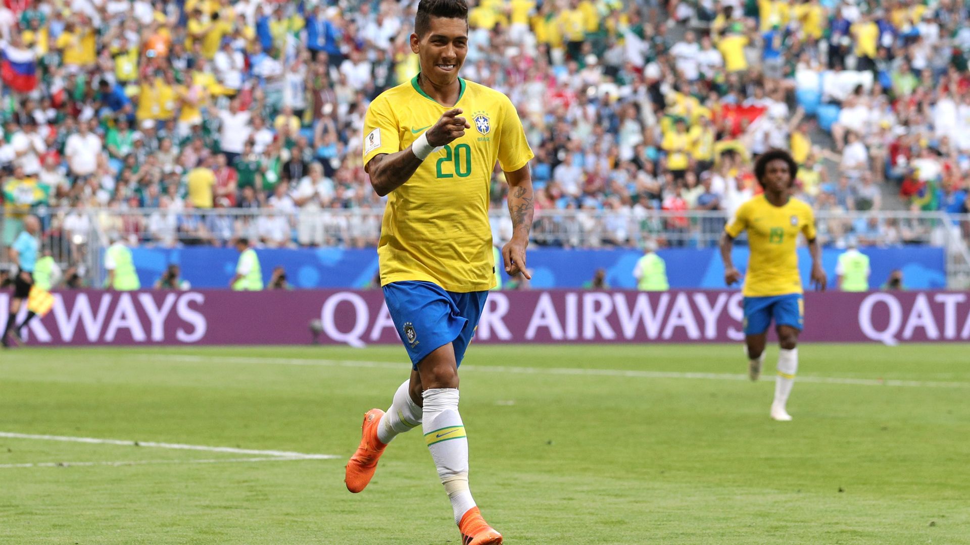 Firmino I Brasil México I 02 07 18 I Copa do Mundo