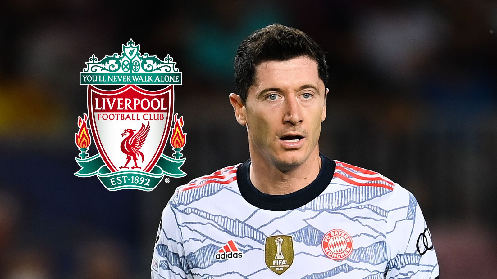 Robert Lewandowski Liverpool GFX