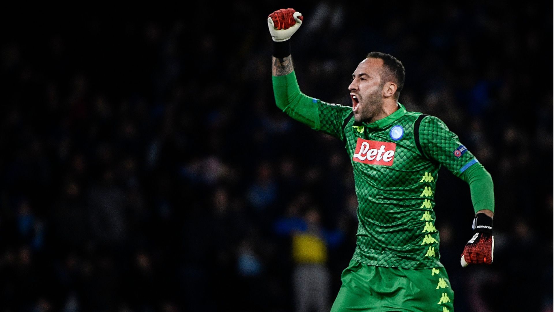 David Ospina Napoli Estrella Roja Champions League 2018