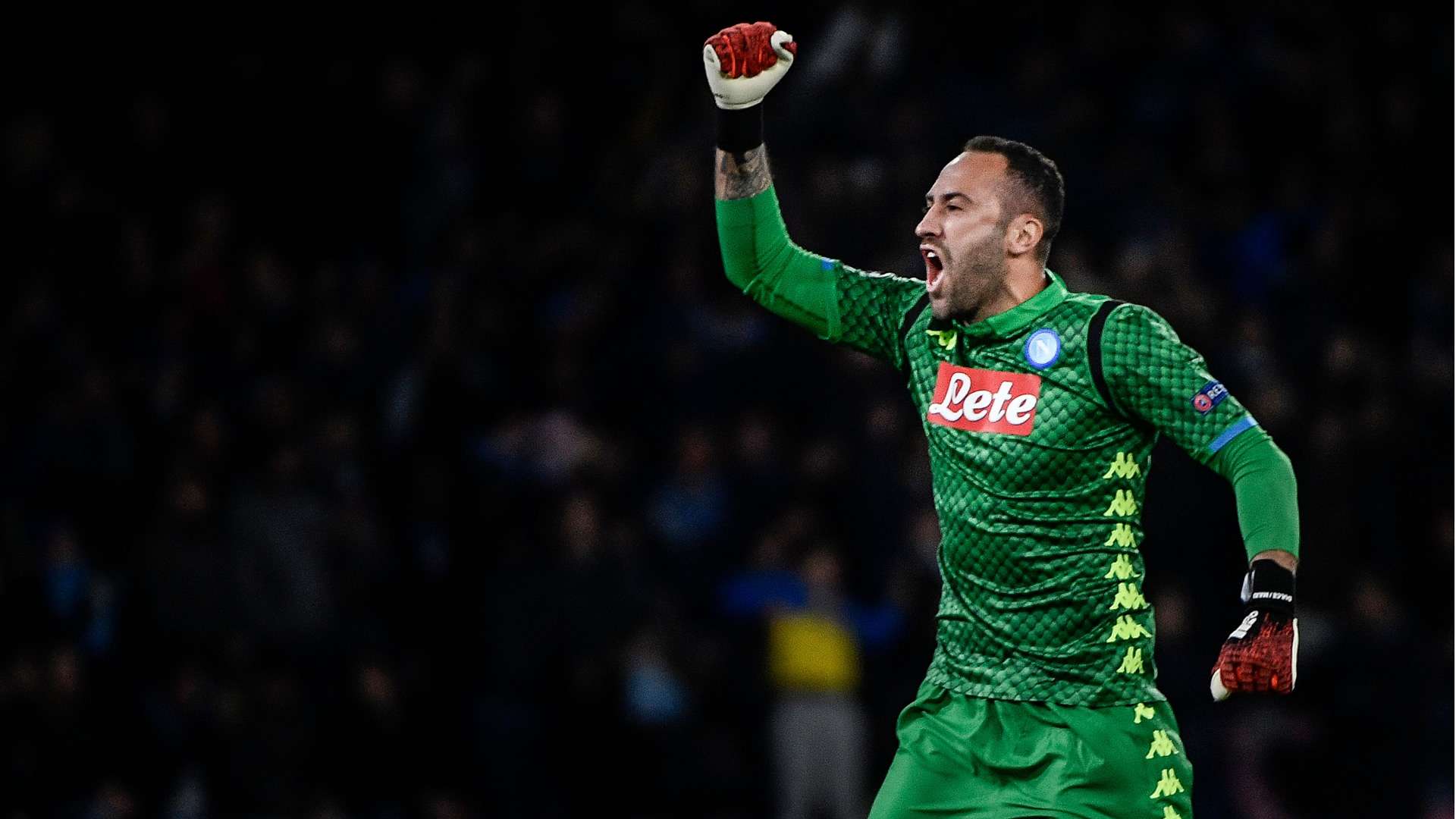 David Ospina Napoli Estrella Roja Champions League 2018