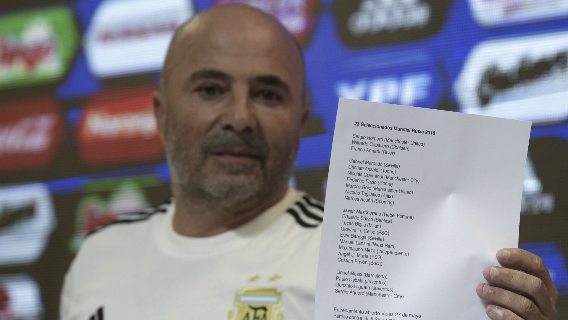 Jorge Sampaoli Argentina 21052018