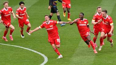 Union Berlin Team Jubel Max Kruse