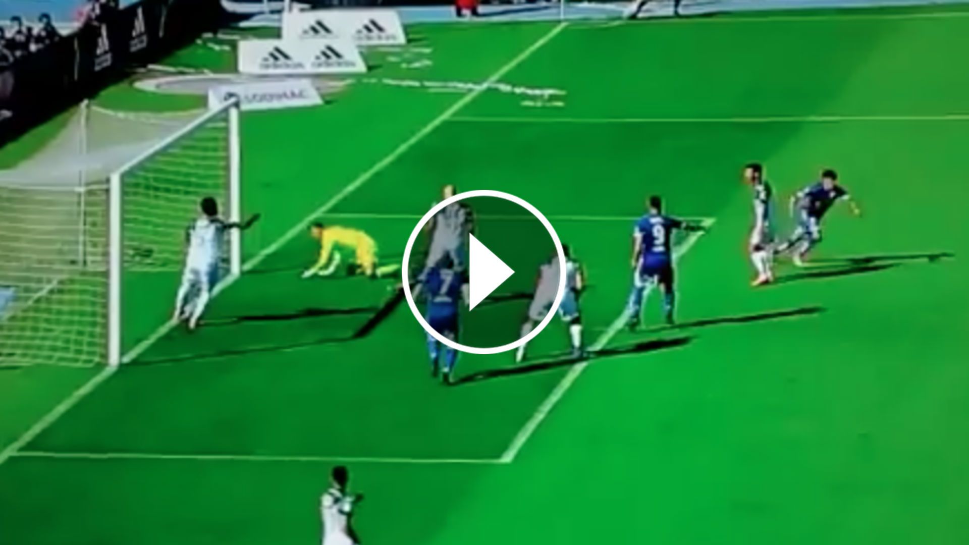 Yerko Leiva gol Universidad Chile Wanderers 220417