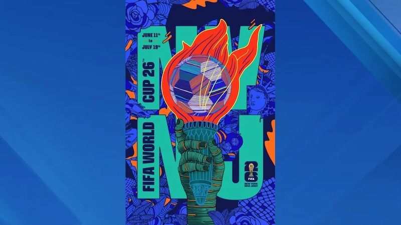 2026 FIFA World Cup Poster NJ/NY