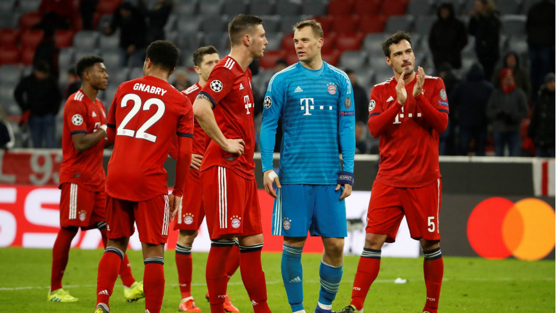 Mats Hummels Manuel Neuer Niklas Sule Bayern Munchen Liverpool 2019